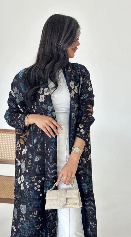 Midnight Blossom Abaya - image 3