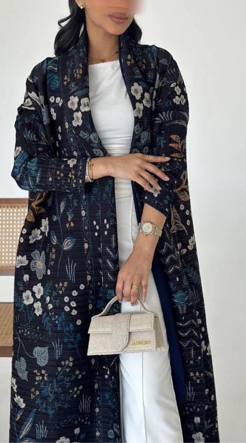 Midnight Blossom Abaya - image 4