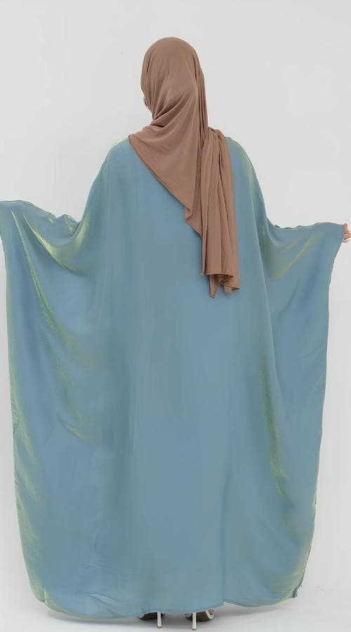 Satin Elegance Butterfly Abaya - image 5