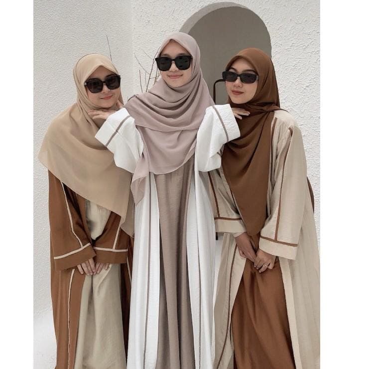 Elegant Muslimah Dress | Modest Fashion Abaya | Soft Fabric Gamis | Luxury Modest Outfit - image 3