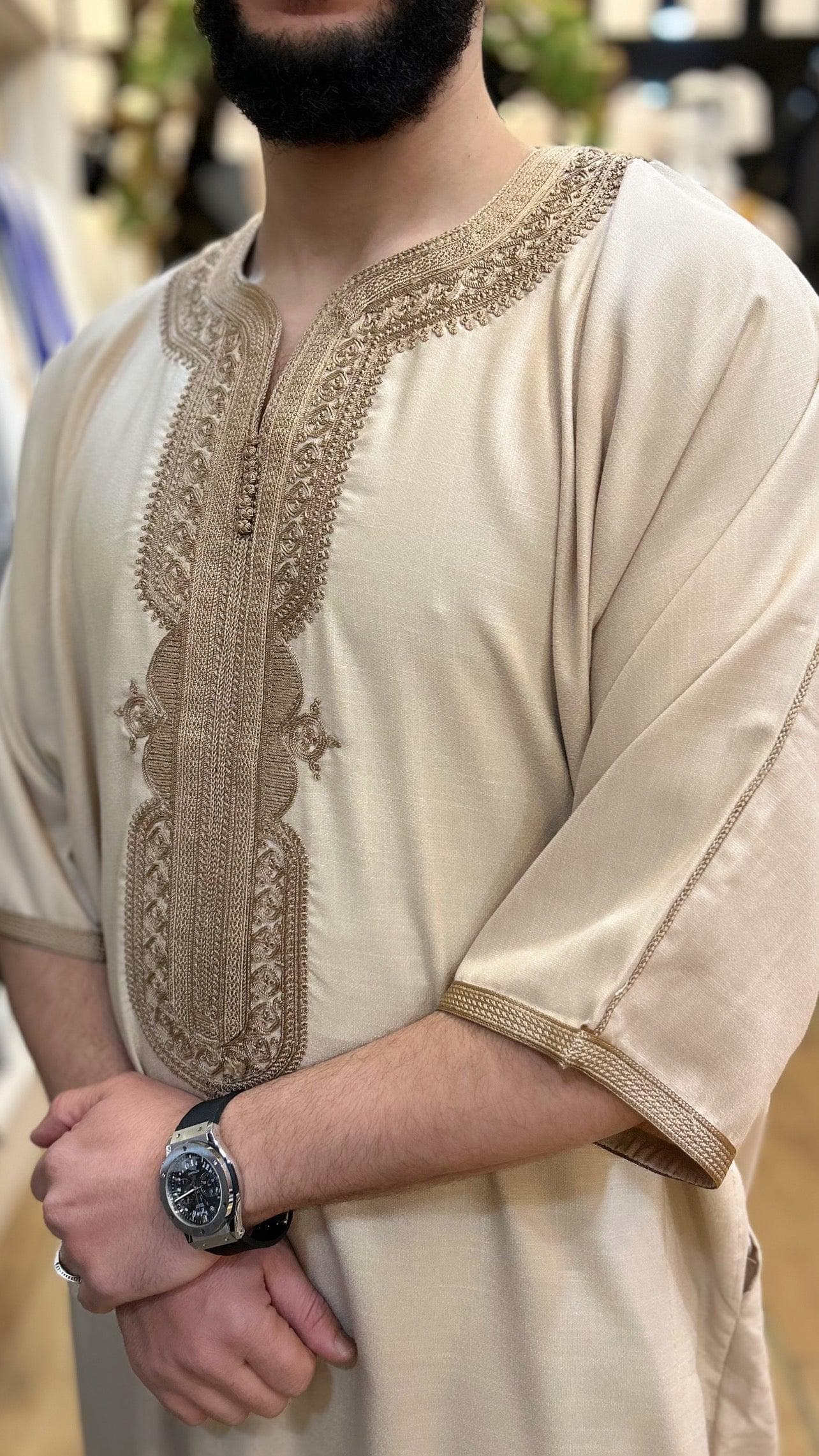 Moroccan Thobe Everyday Men’s Jubbah Islamic Kandora - image 5