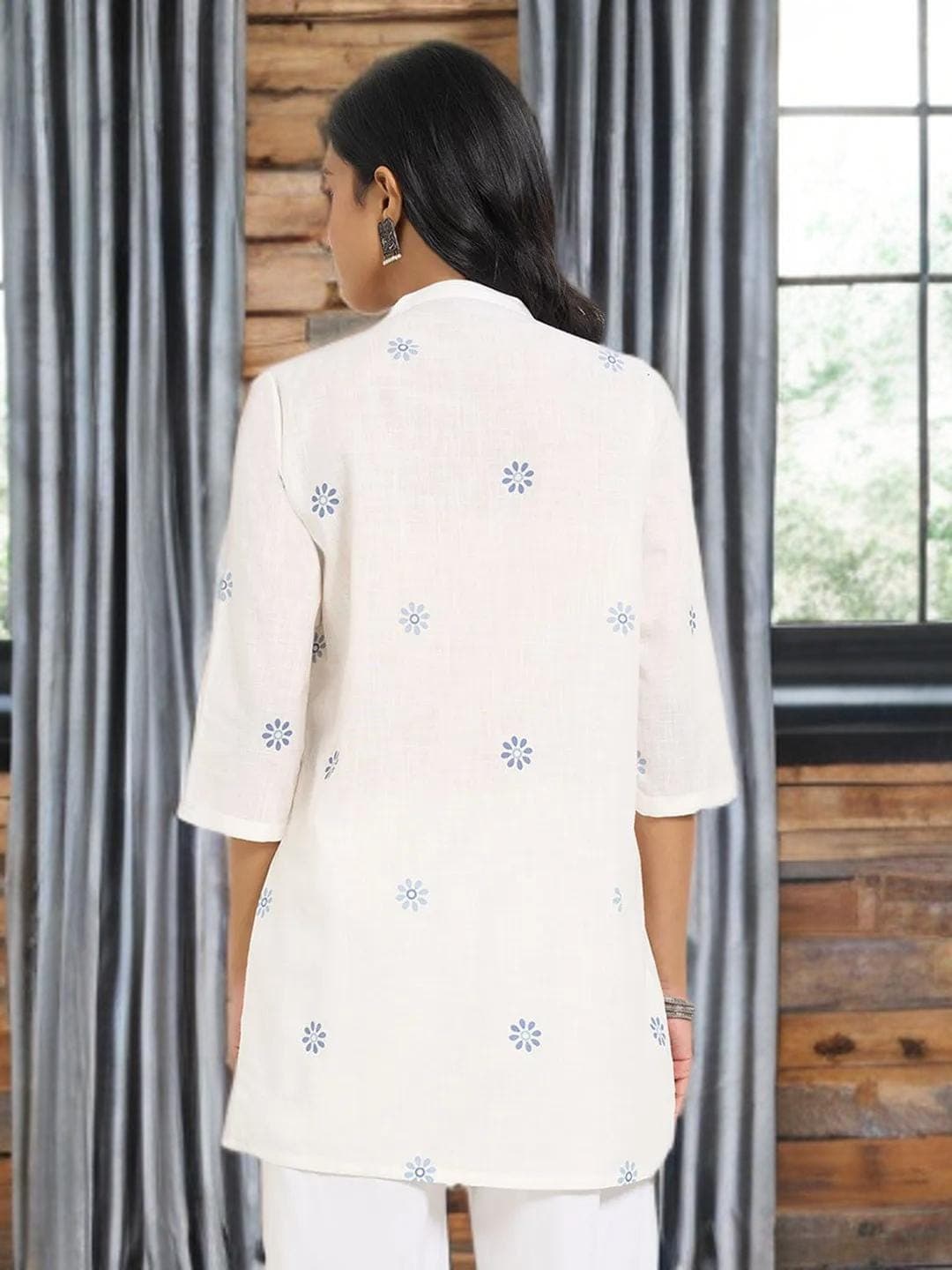 Angelcore Tunic Ethereal Blue Dreamy Top - image 5