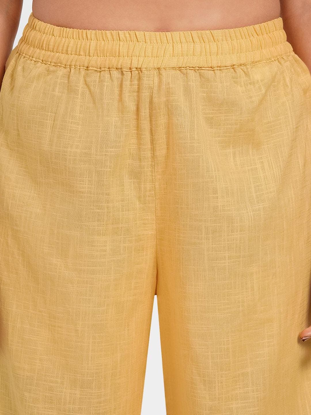 Yellow Embroidered Kurta Suit Sangeet Ceremony Outfit - image 5