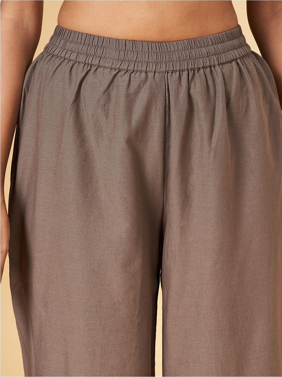 Charcoal Palazzos Indian Ethnic Flared Bottoms - image 3