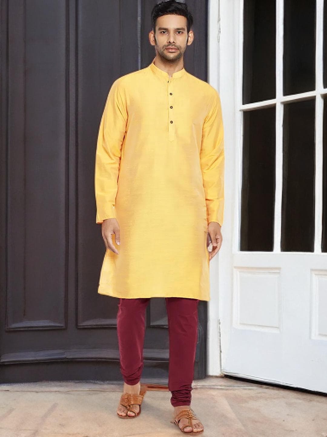 Mens Cotton Churidar Traditional Indian Bottom Wear - image 4