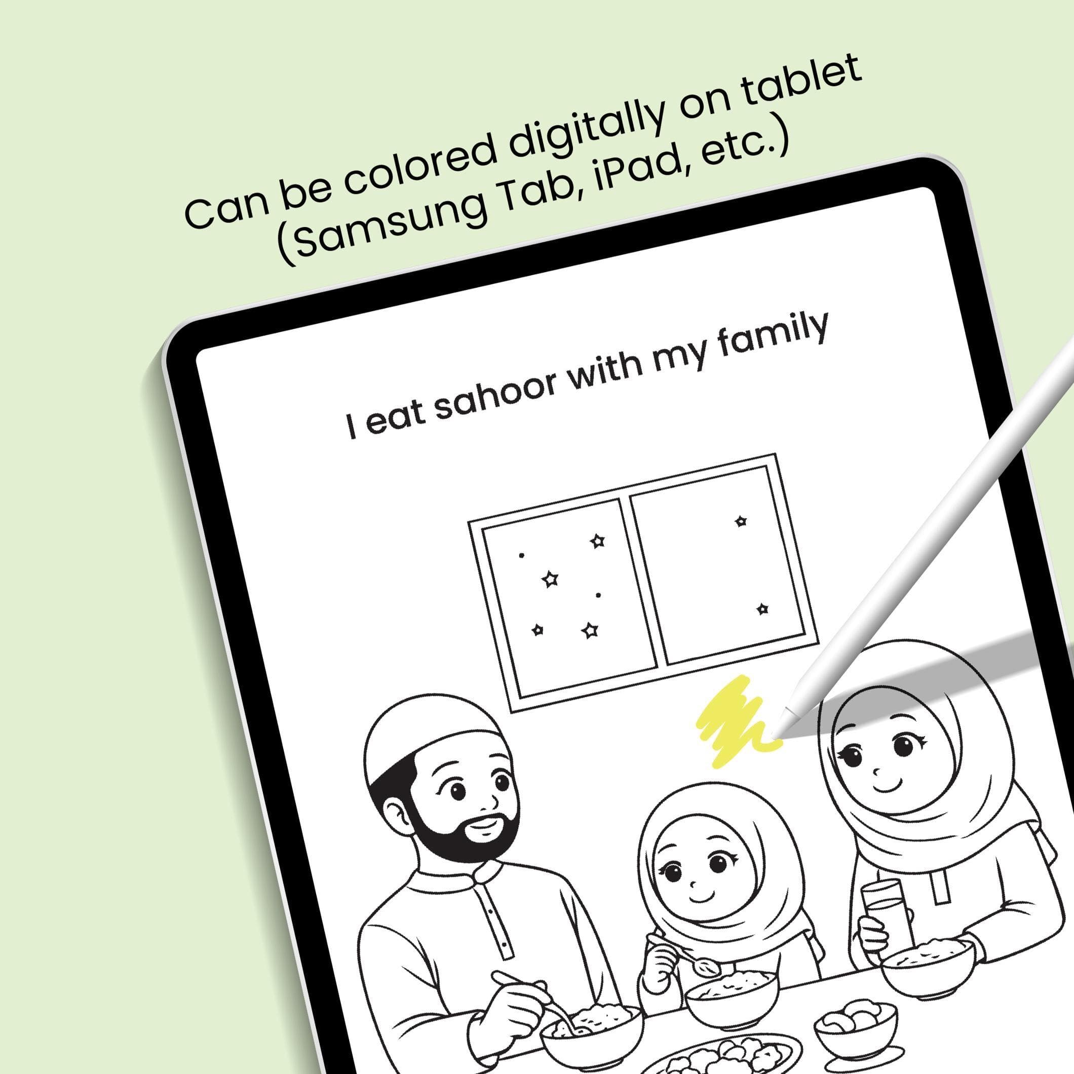Ramadan Activity Bundle for Kids | Islamic Worksheets & Coloring Pages | Muslim Printable Learning Pack - image 4