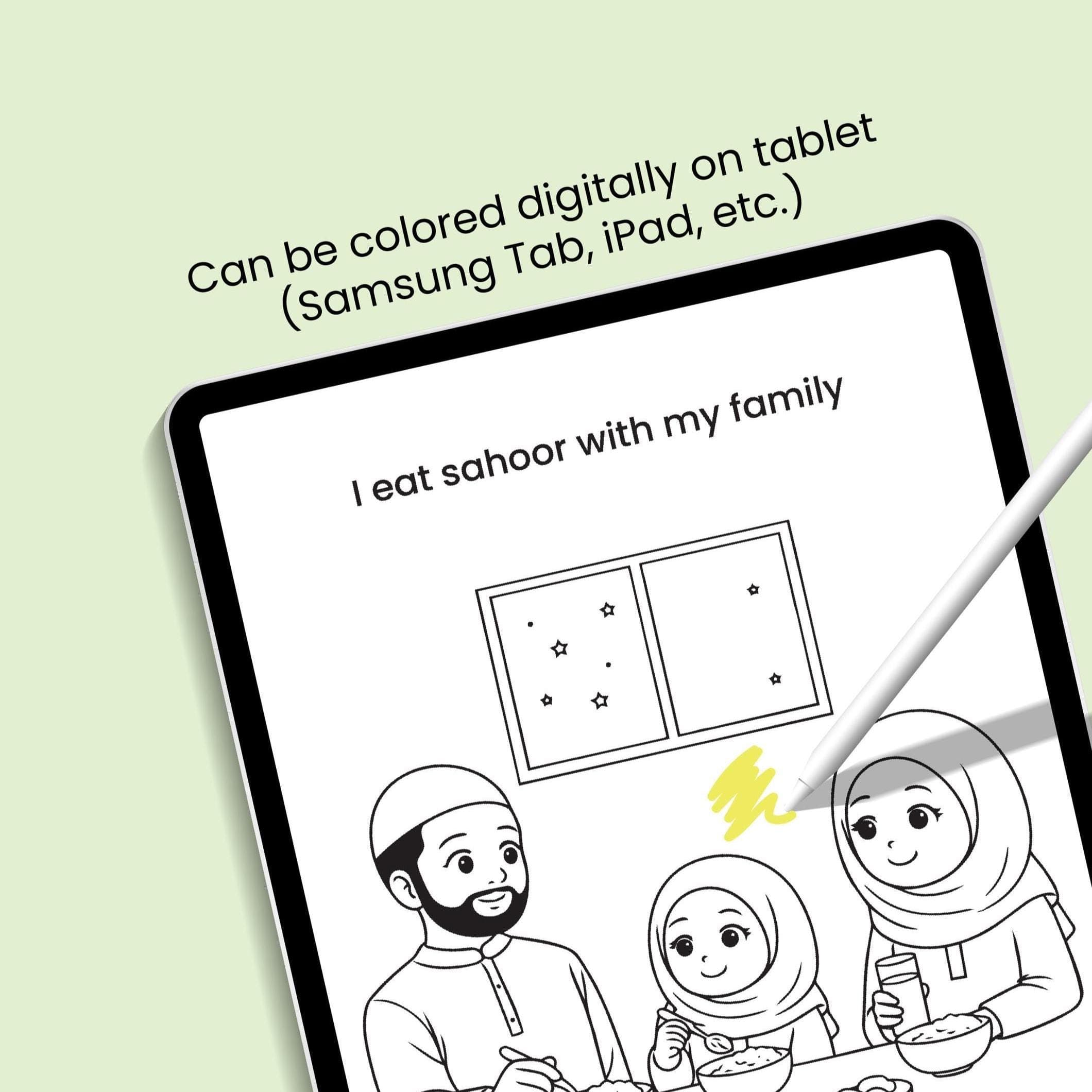 Ramadan Coloring Pages for Kids – Islamic Activity Book (Printable PDF) - image 3