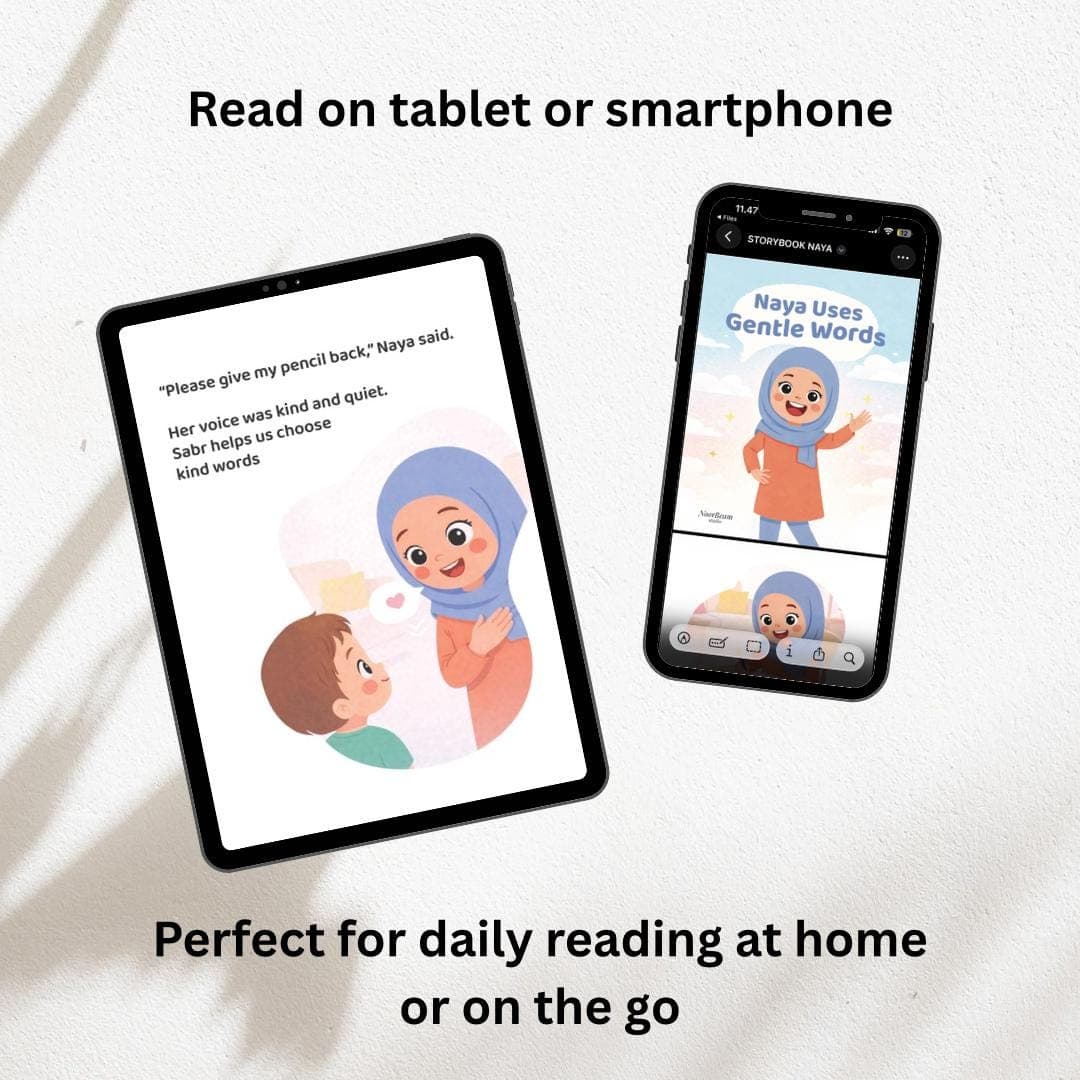 Islamic Kids Story & Coloring Book | Printable Children Book | Digital Storybook - image 3