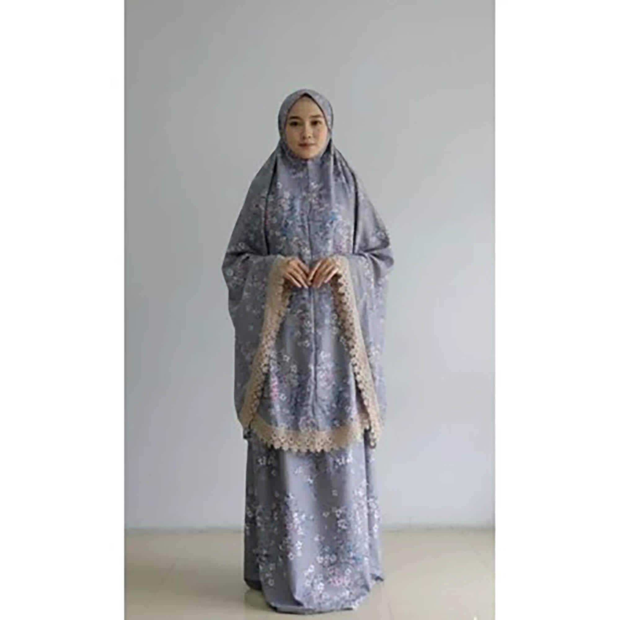 Jumbo Size Cotton Prayer Set | Ultra-Soft Aden Cotton Mukena | - image 5