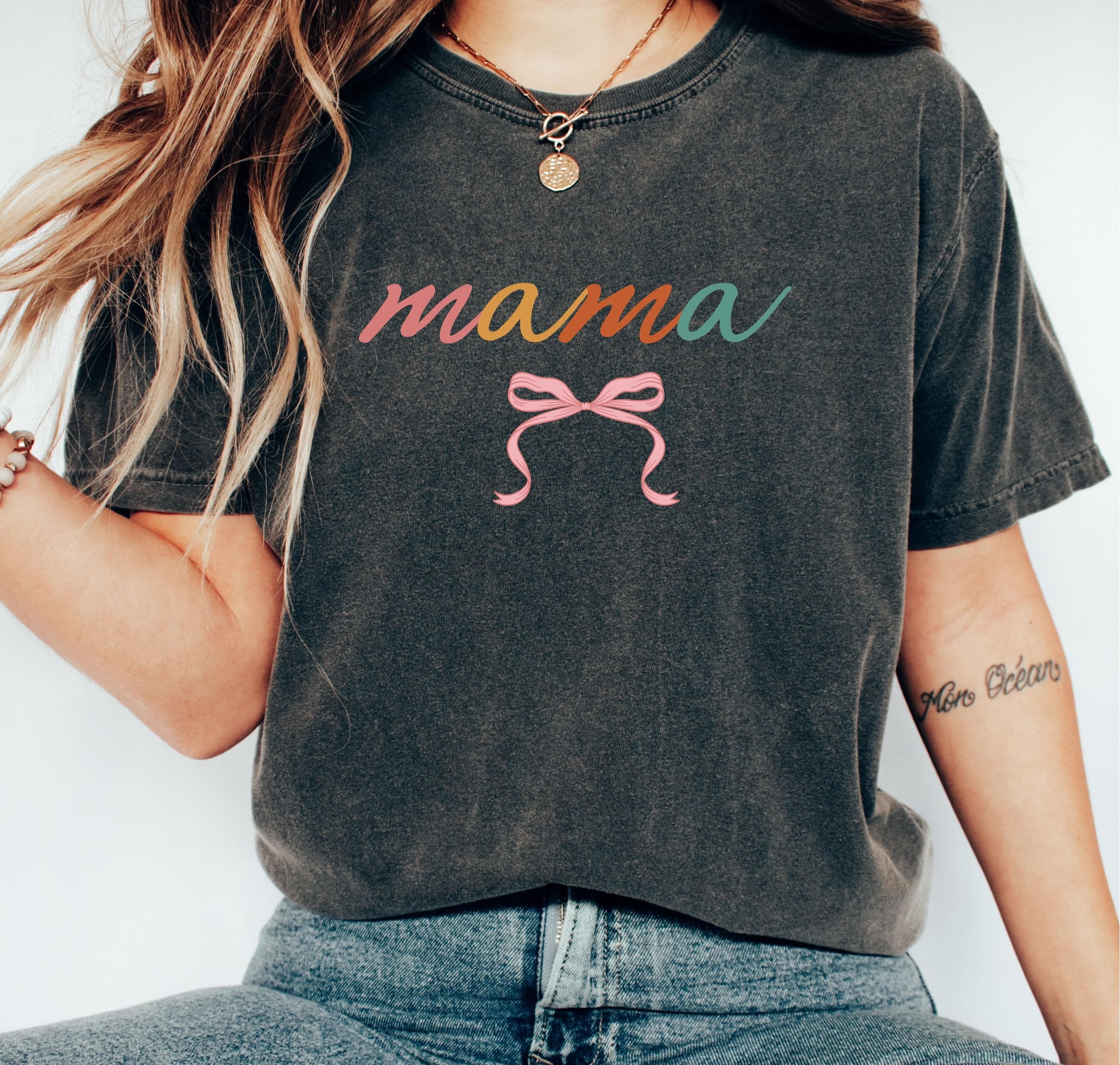 Coquette Mama Shirt Png Svg | Retro Mom Design | Mothers Day Gift for Cricut & Silhouette
