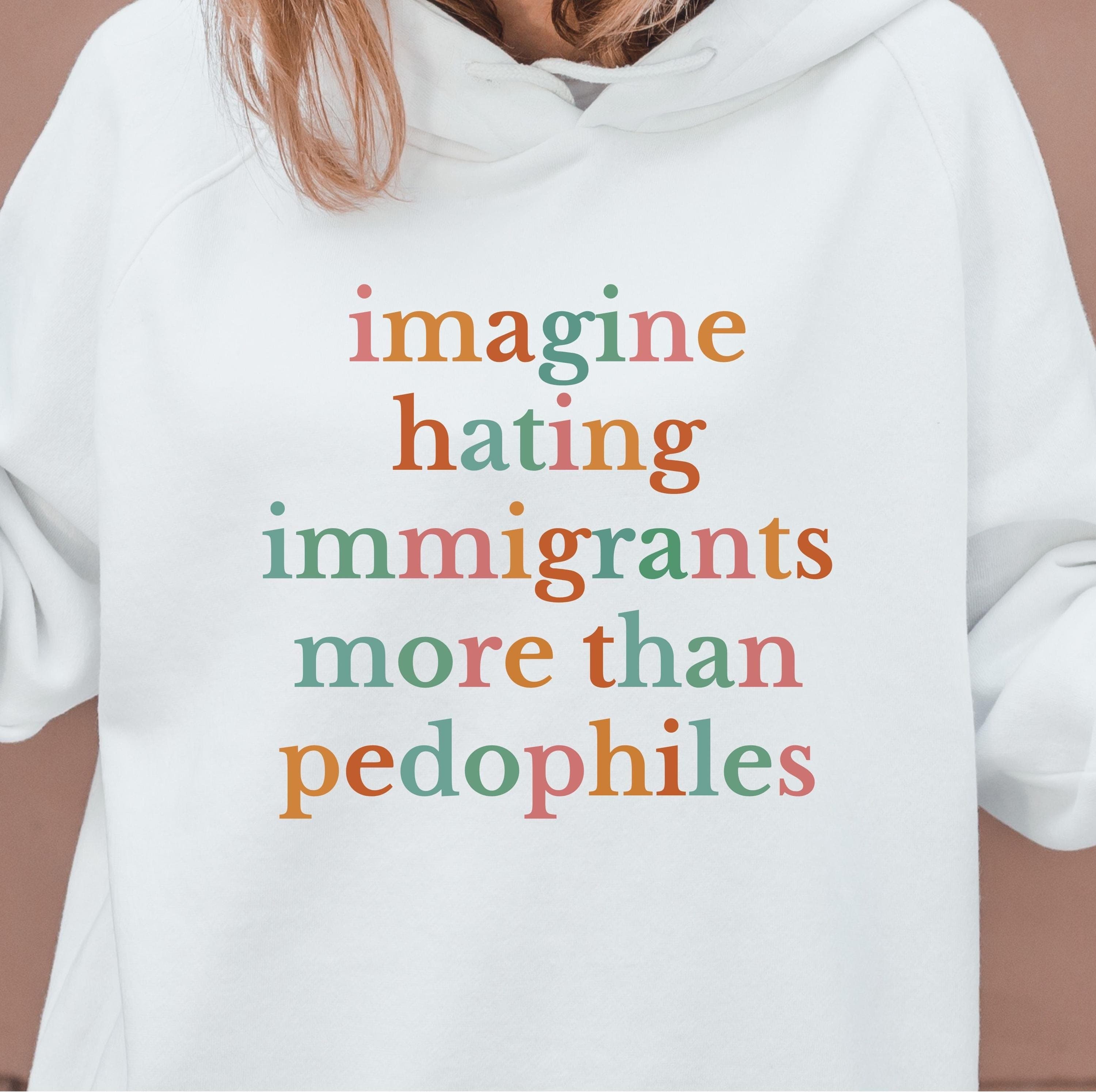 Imagine Hating Immigrants Png Svg | Anti ICE Protest Design | Human Rights | Anti Trump Shirt Design for Cricut & Silhouette
