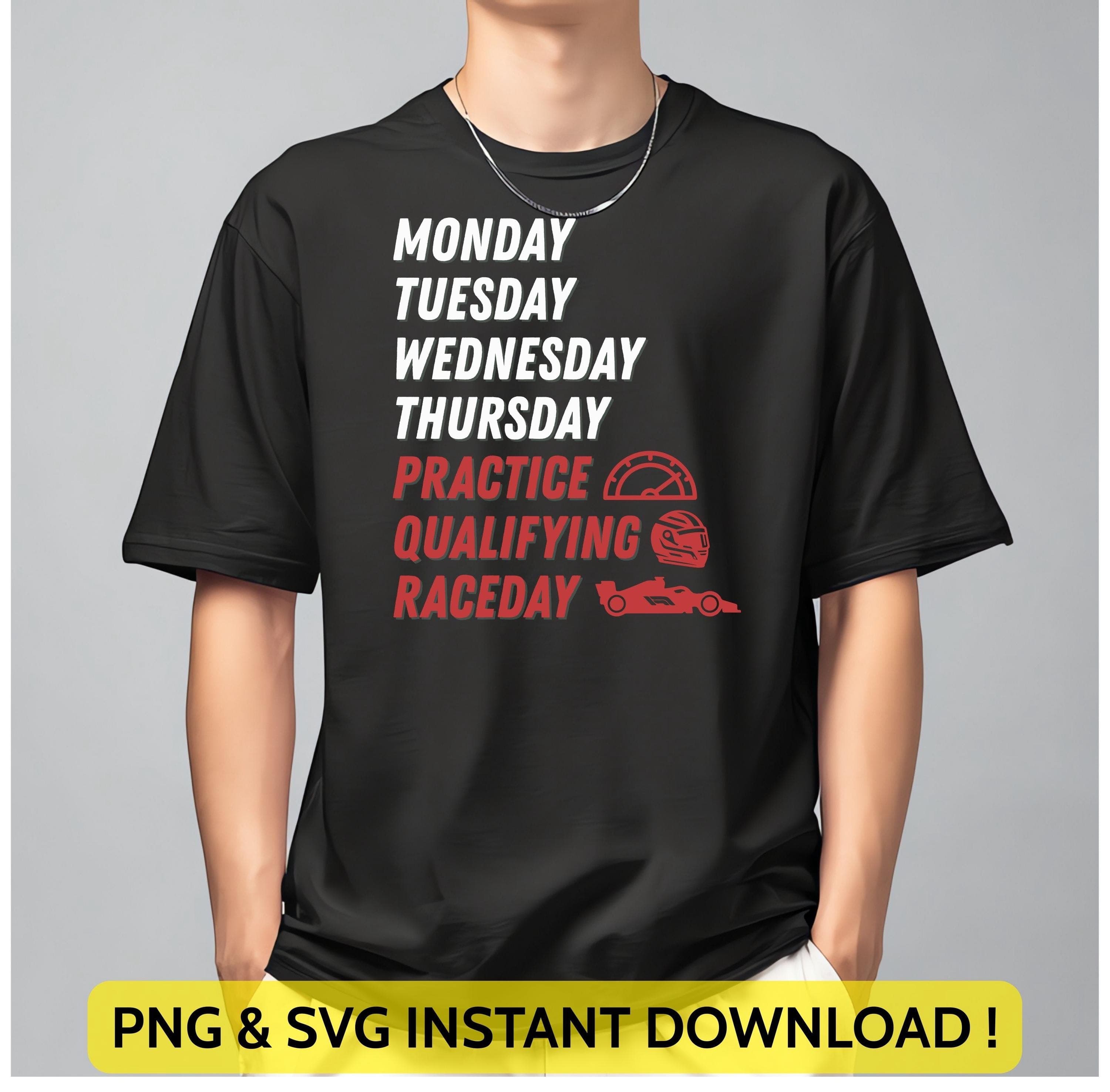 F1 Race Week Svg Png | Formula1 Fan Gift | Practice Qualifying Raceday Design for Cricut & Silhouette