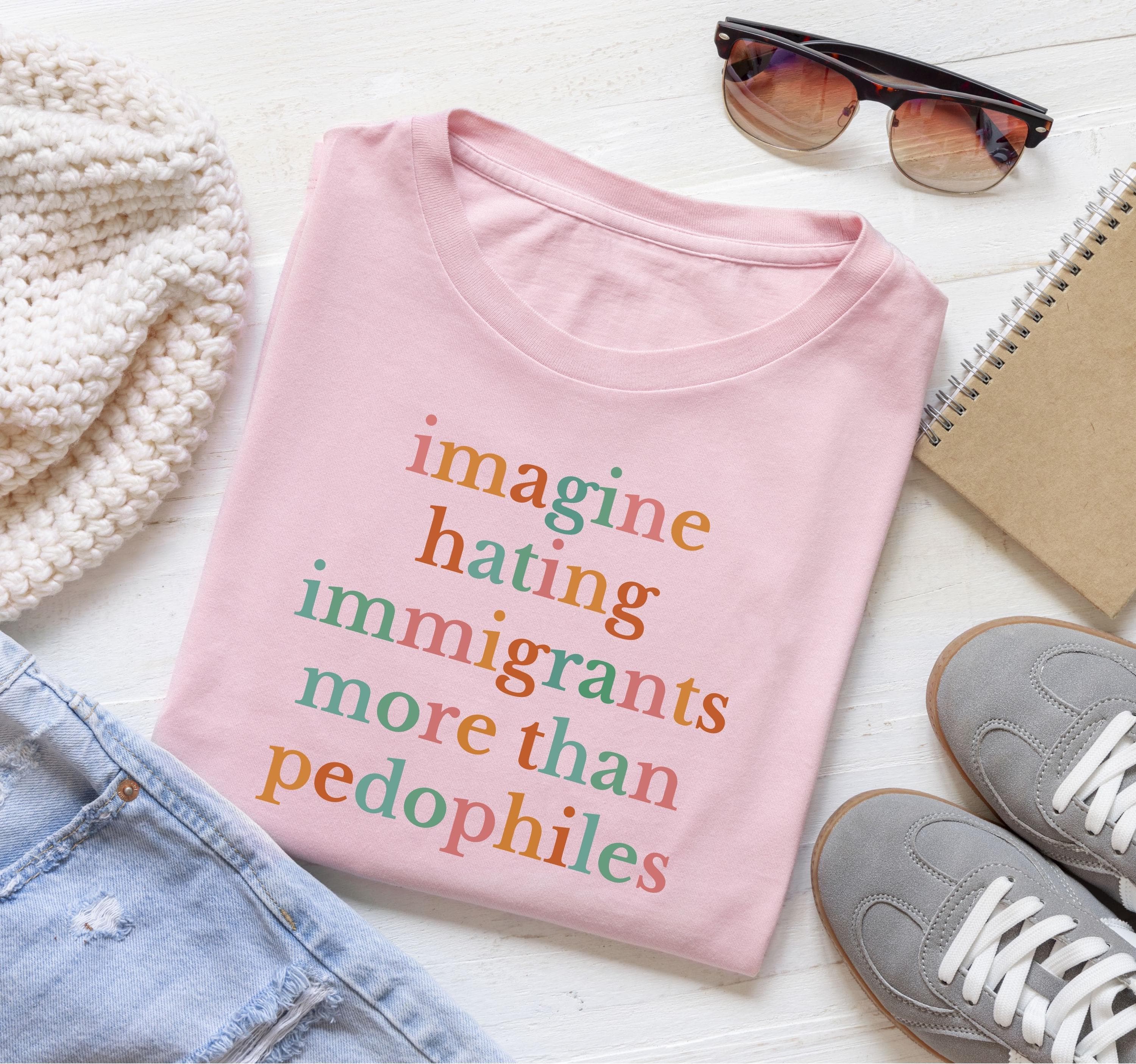 Imagine Hating Immigrants Png Svg | Anti ICE Protest Design | Human Rights | Anti Trump Shirt Design for Cricut & Silhouette