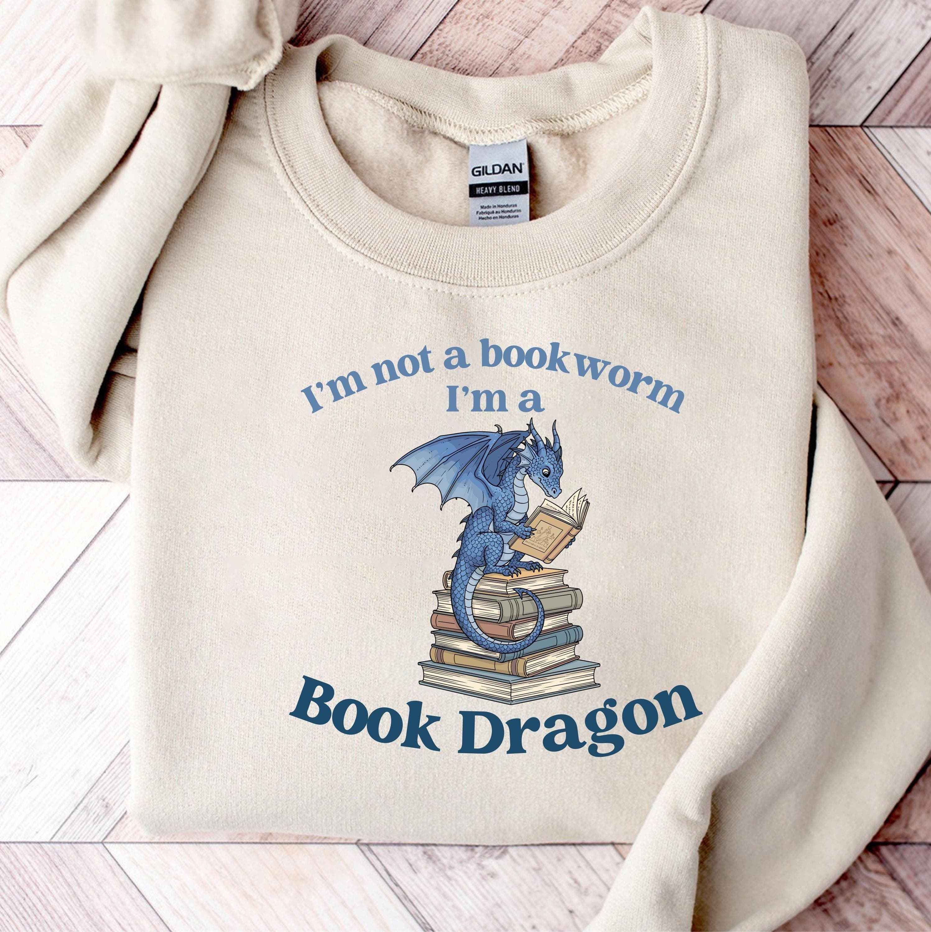 Book Dragon Png Svg | Book Lover 2 Png Svg | I'm Not A Bookworm | Fantasy Reader | Dragon Lover Gift for Cricut & Silhouette