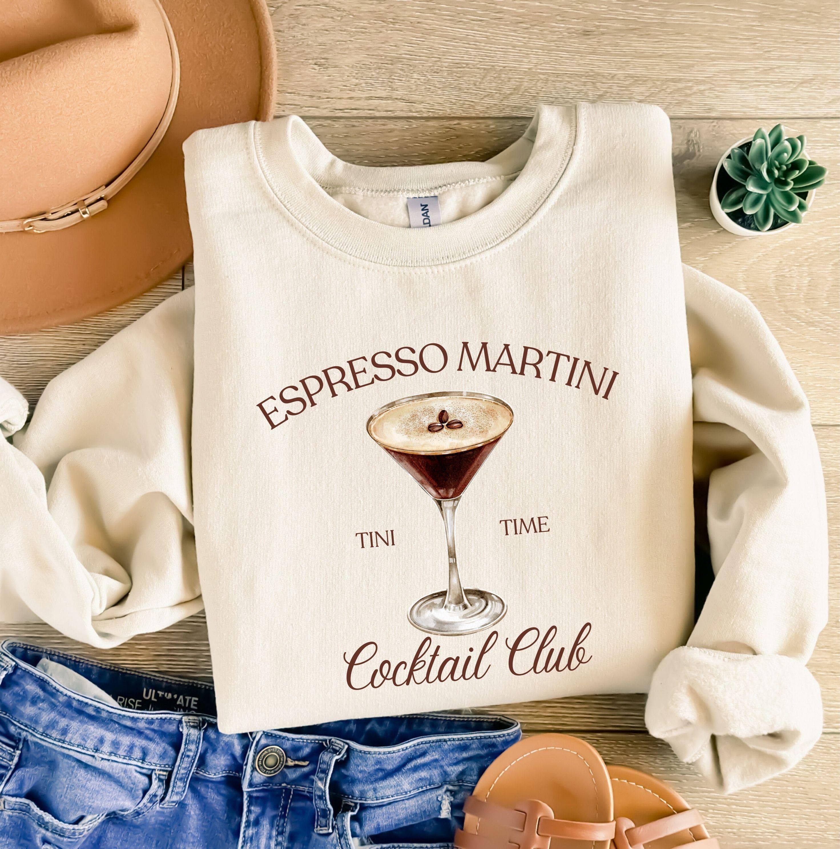 Espresso Martini Cocktail Club Png Svg | Tini Time Design | Martini Drink Lover | Cocktail and Social Club  for Cricut & Silhouette