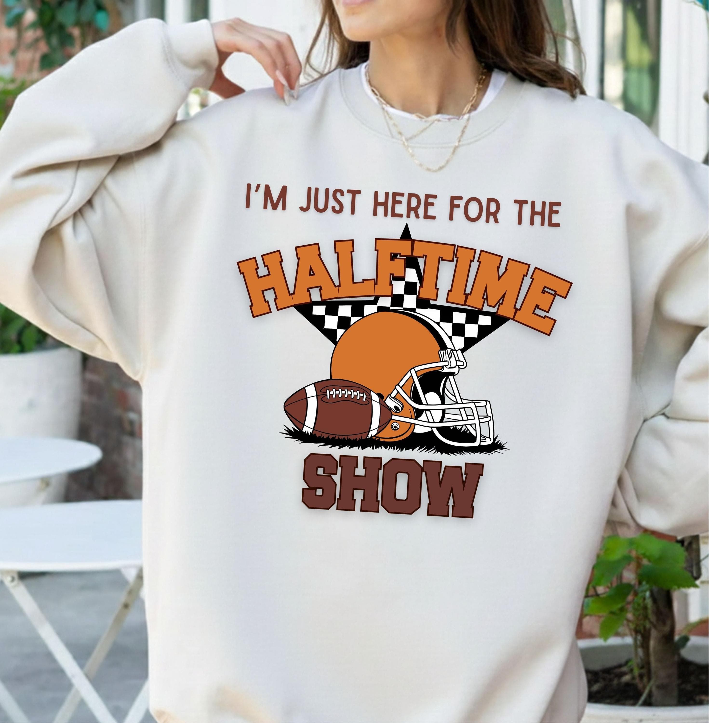 Just Here For Halftime Show Png Svg | Retro Football Design | Big Game Day Shirt Design | Trendy Superbowl Tee for Cricut & Silhouette