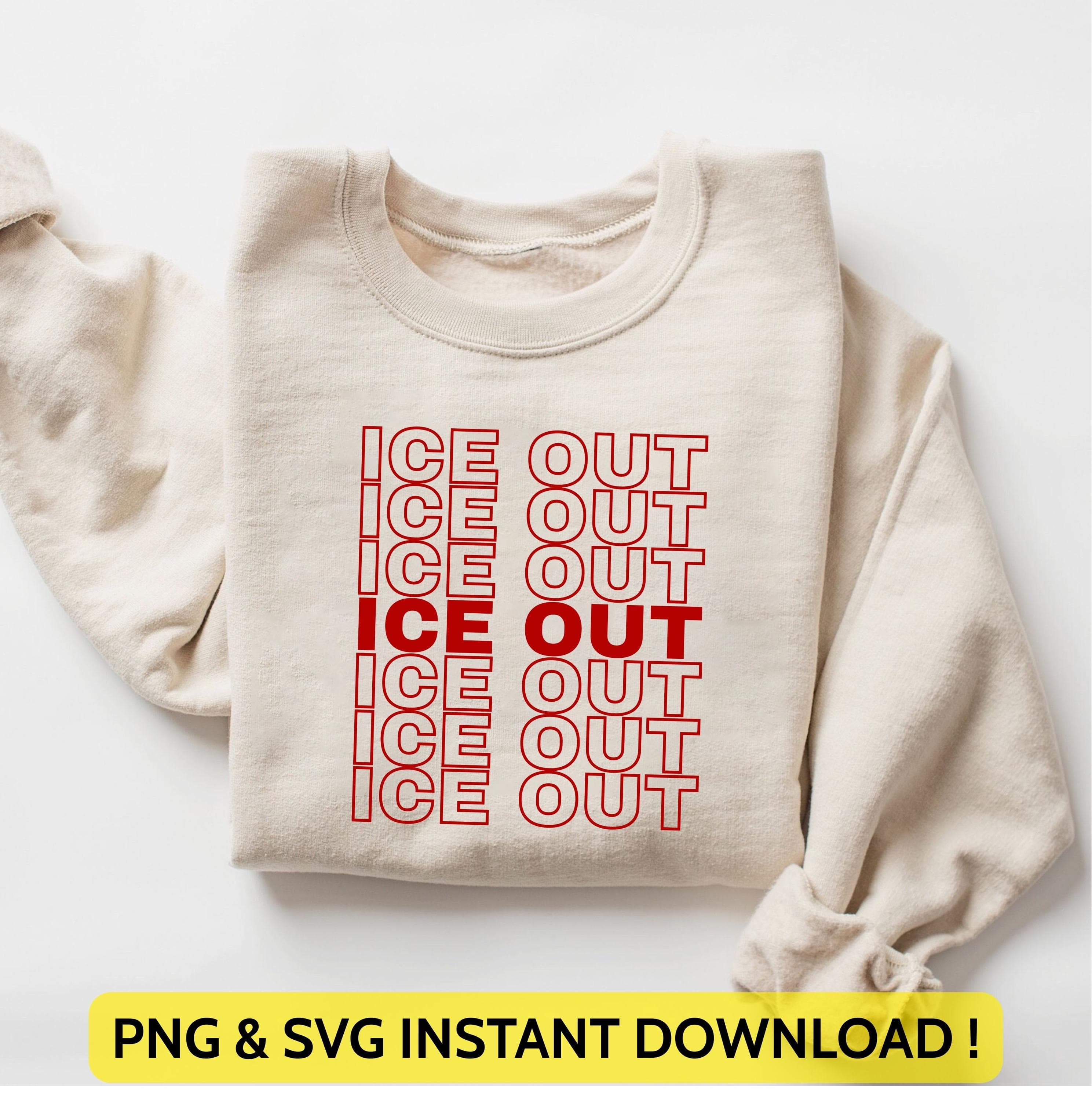 ICE Out Shirt Png Svg | Abolish ICE Baby Tee | No Human is Illegal | Anti Ice Design | Anti Trump Shirt for Cricut & Silhouette