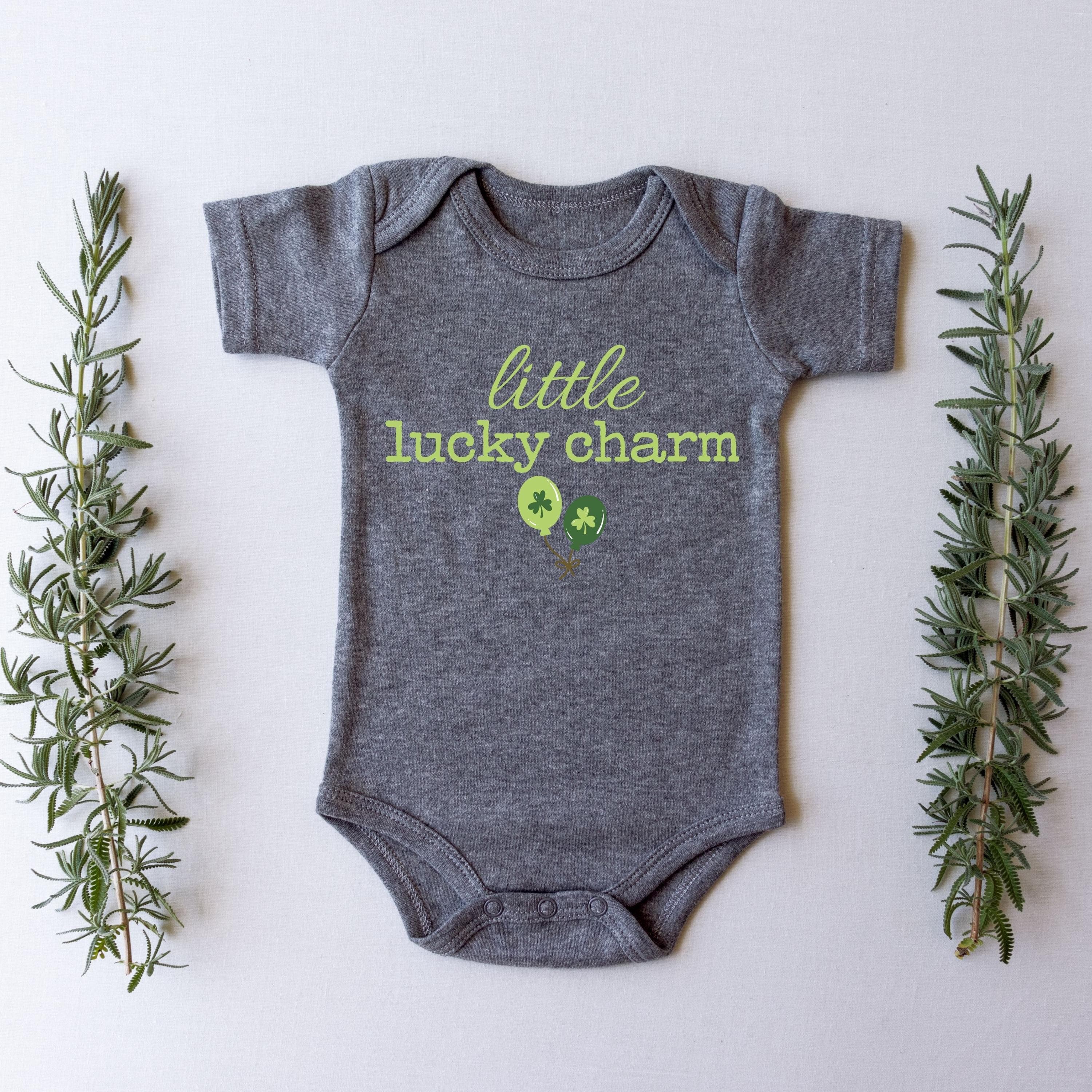 Little Lucky Charm Png Svg | St Patrick's Day Baby Design | Irish Baby Gift | 1st Saint Patty's Day Art for Cricut & Silhouette