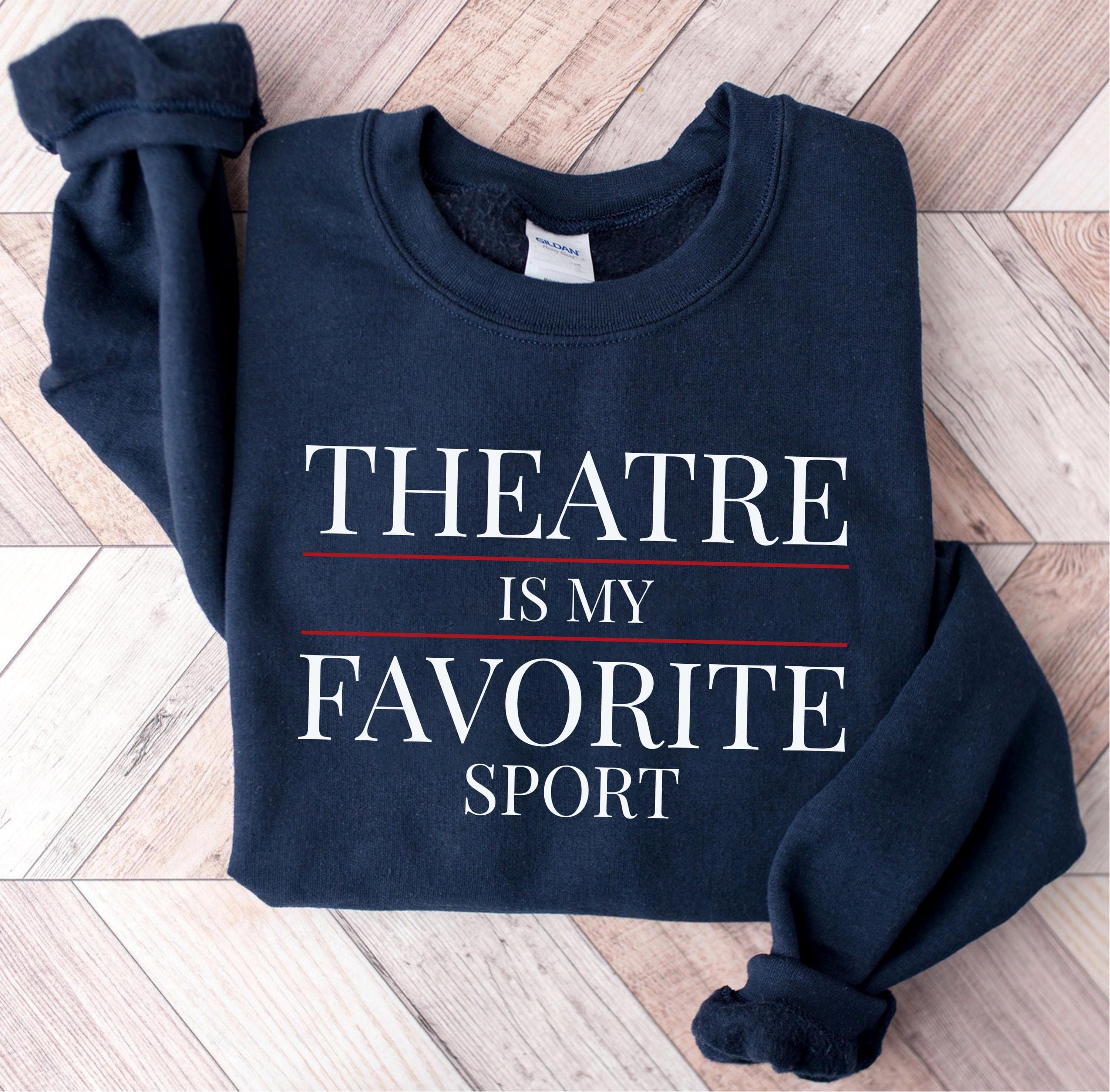 Theater Is My Favorite Sport Png Svg | Drama Acting Design | Stage Play Art | Broadway Theatre Lover for Cricut & Silhouette
