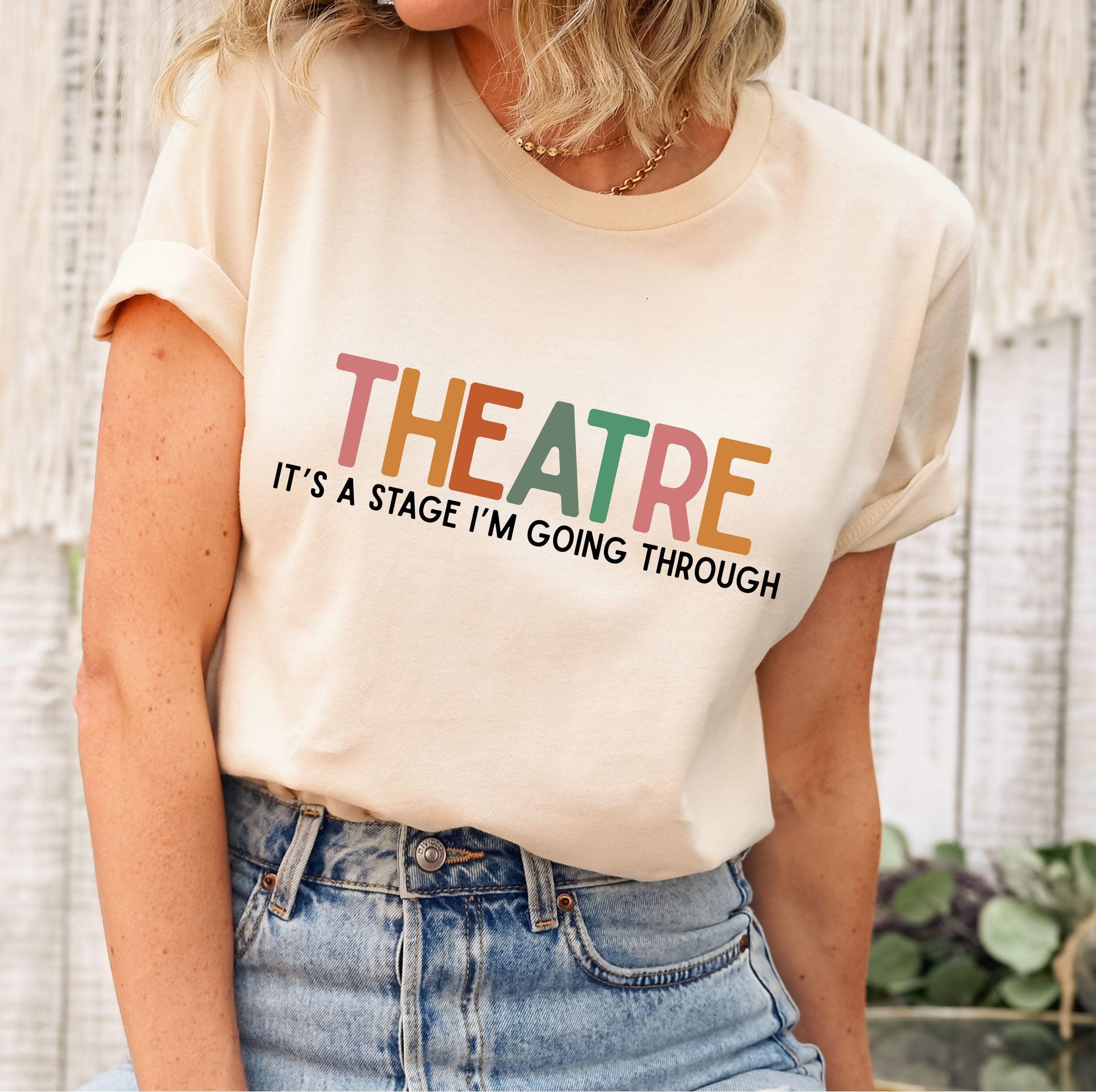Theatre Design | Theatre It's A Stage I'm Going Through Svg Png | Drama Acting Quote | Broadway Theatre Lover Gift for Cricut & Silhouette