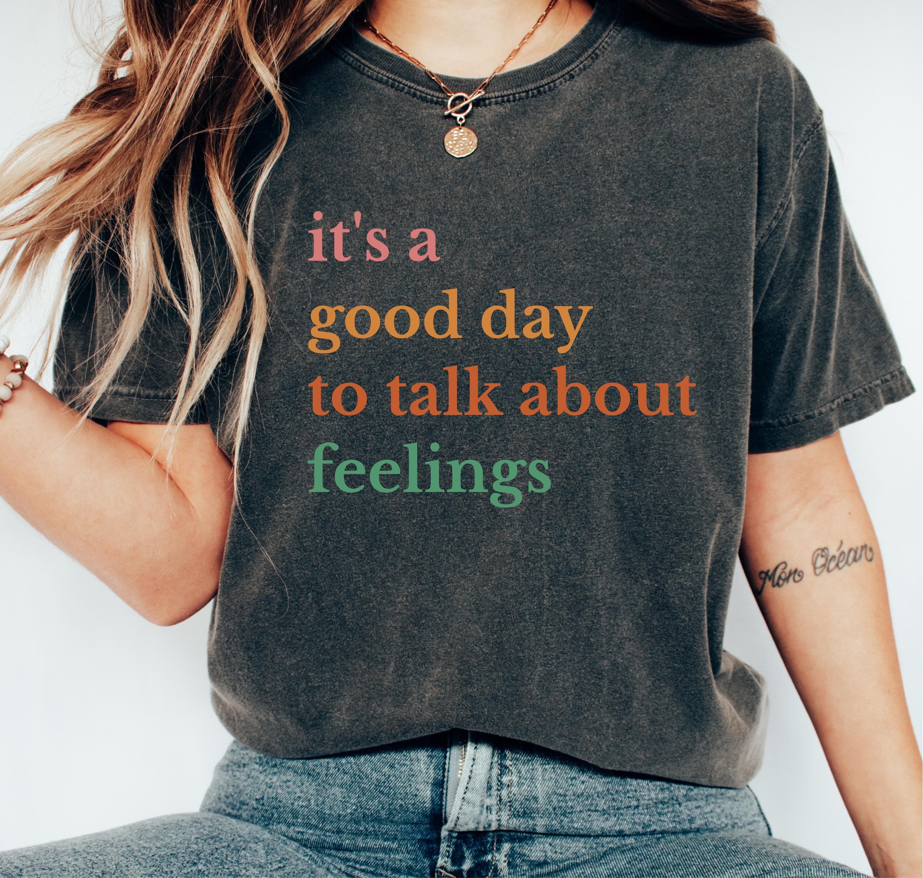 It's Good Day To Talk About Feelings Png Svg | Therapist Design | Retro School Counselor Gift | Mental Health Tee for Cricut & Silhouette