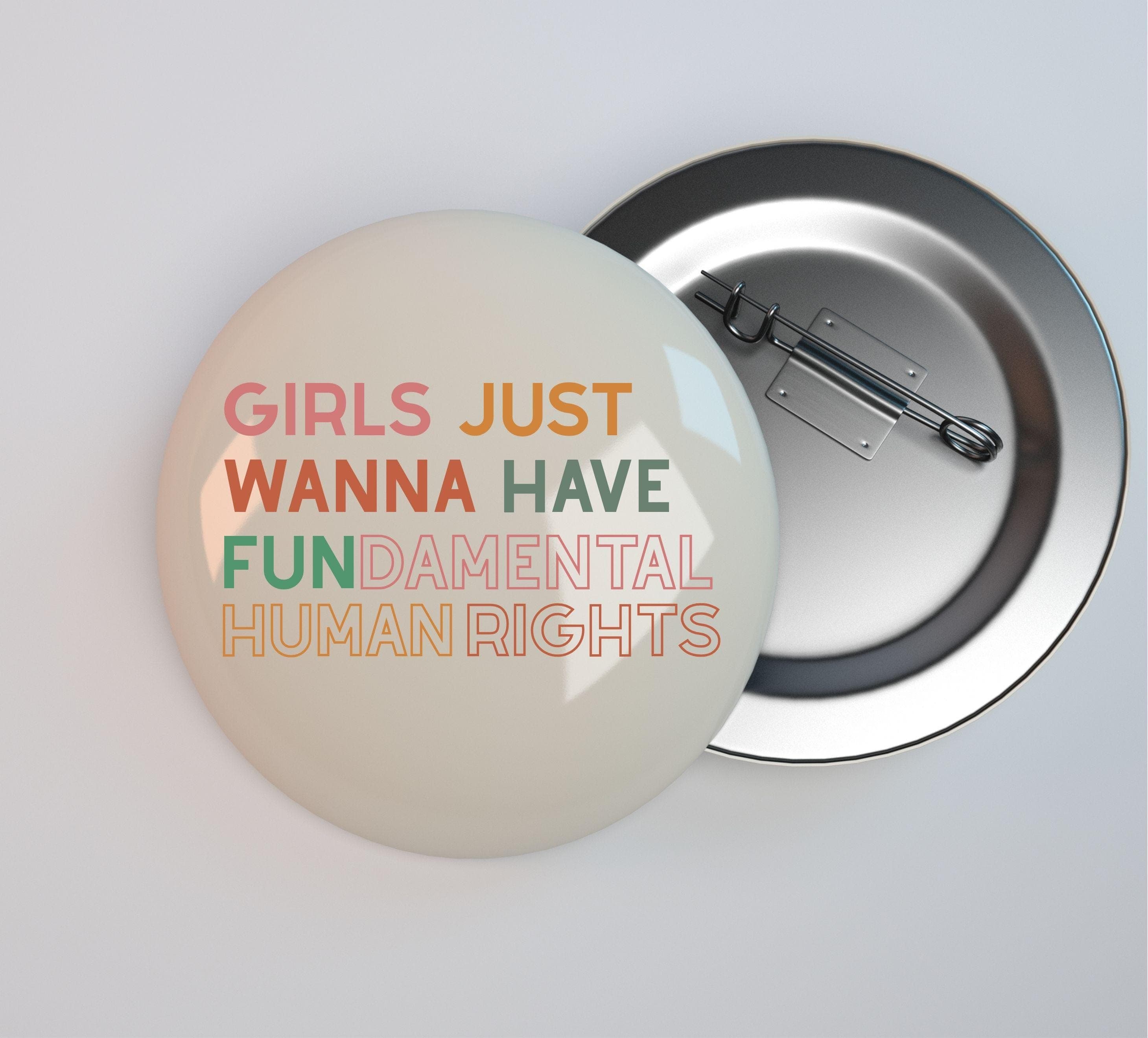 Girls Just Wanna Have Fundamental Human Rights Png Svg | Women’s Rights | Feminism Design for Cricut & Silhouette