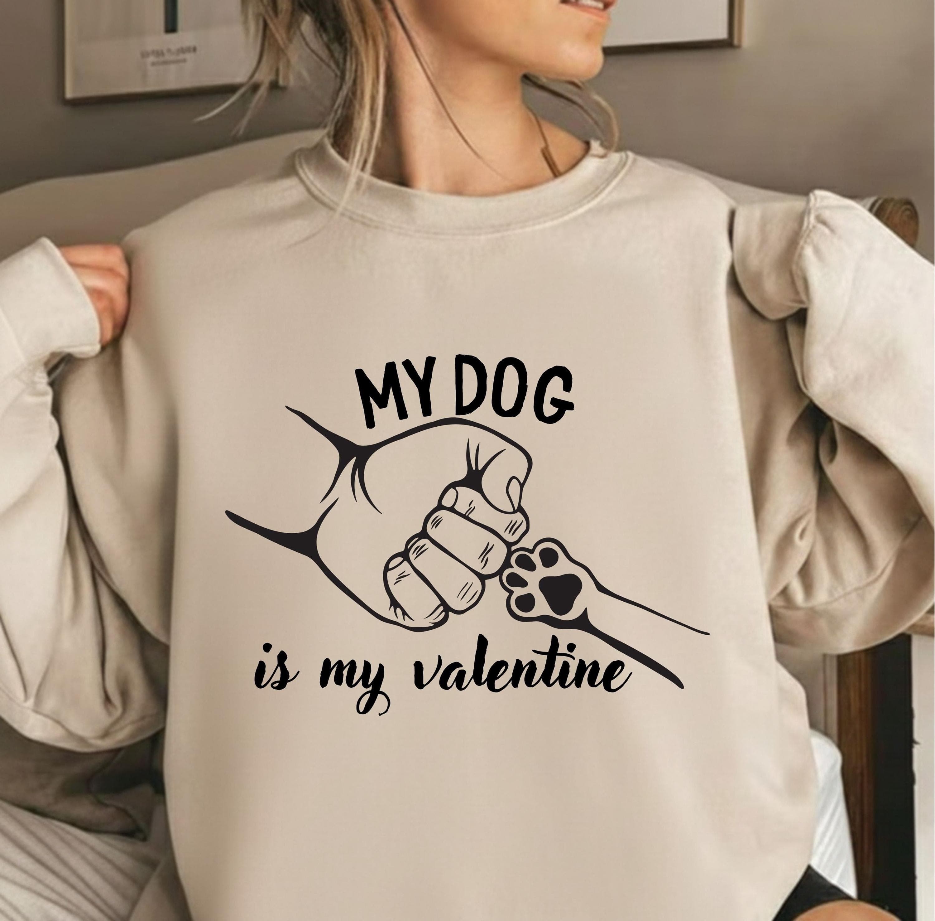 My Dog is My Valentine Png Svg | Valentine's Day | Valentines Gift | Dog Lover Design for Cricut & Silhouette