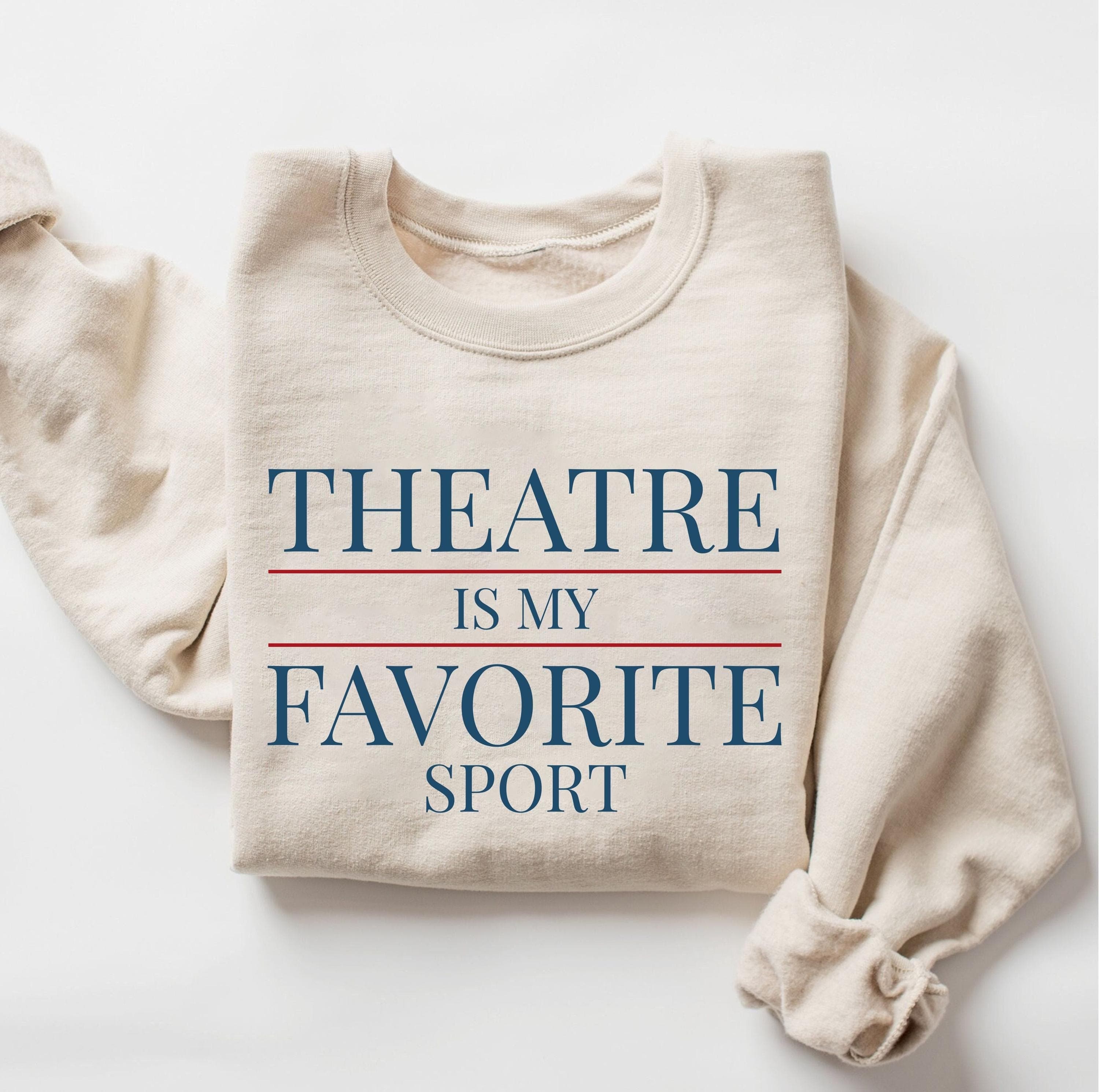 Theater Is My Favorite Sport Png Svg | Drama Acting Design | Stage Play Art | Broadway Theatre Lover for Cricut & Silhouette