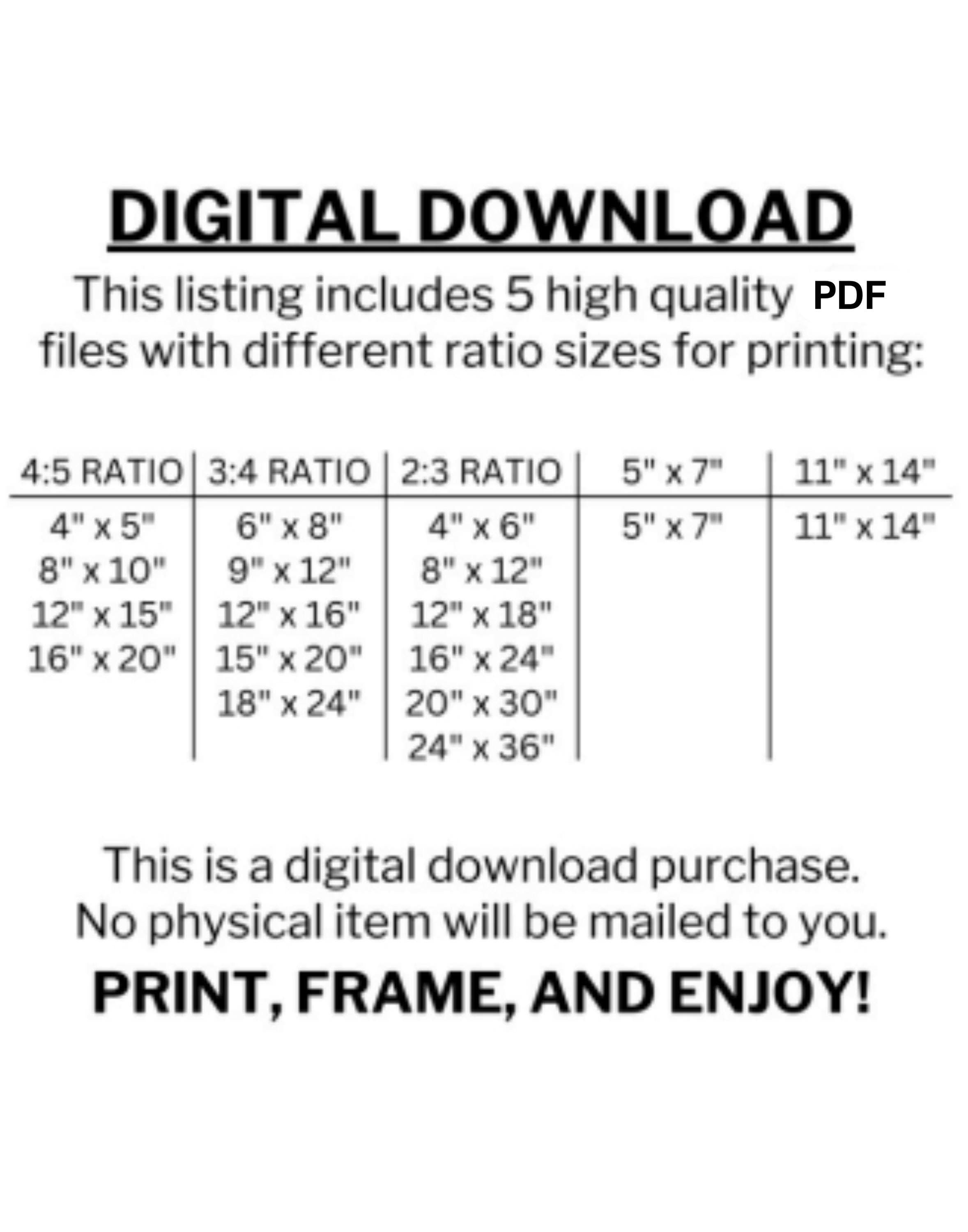 Motivational Quote Prints | Modern Home Office Art (Digital Download) Blue - image 4