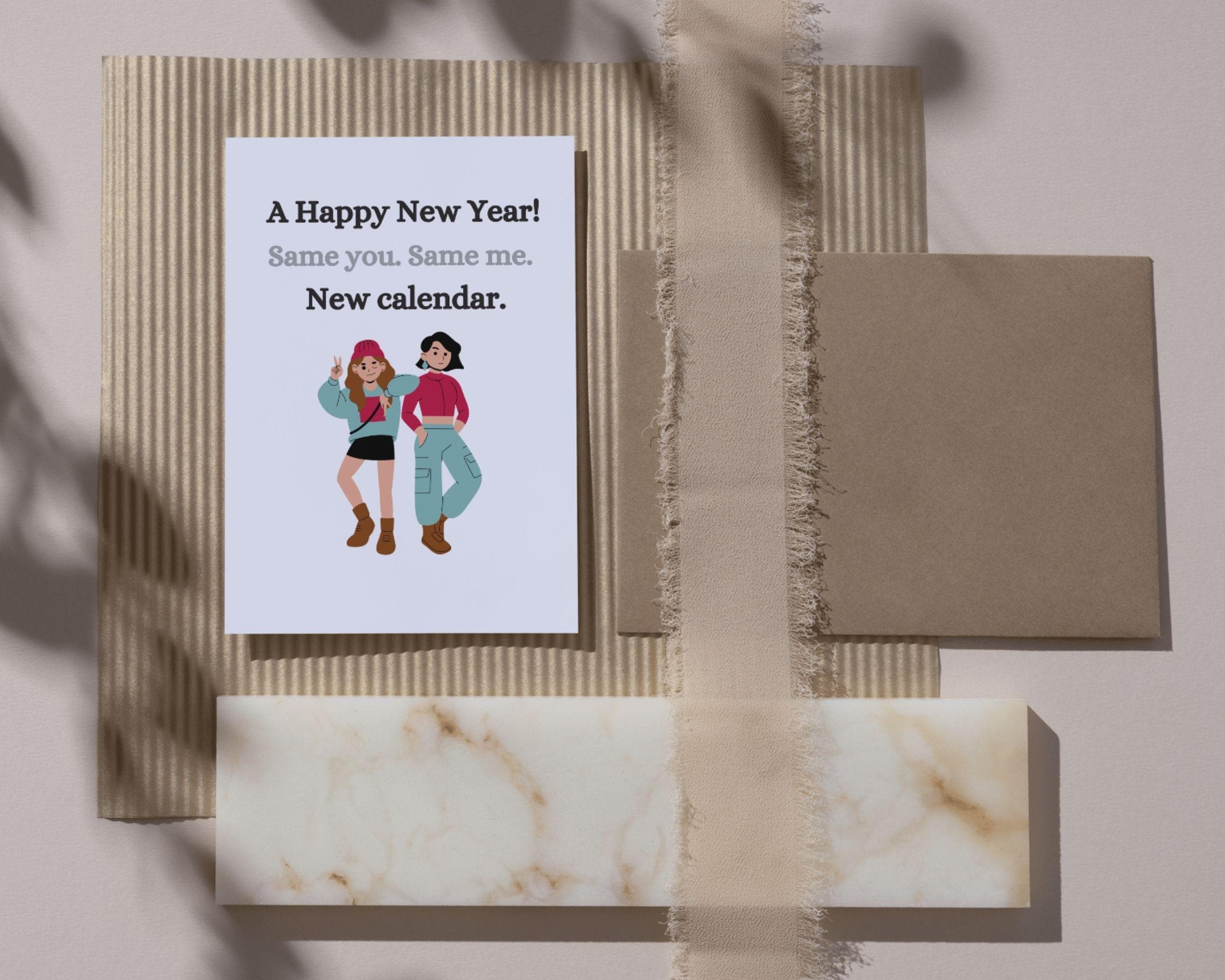 Funny New Year Card 2026 | Sarcastic Millennial Humor (Digital Download) - image 3