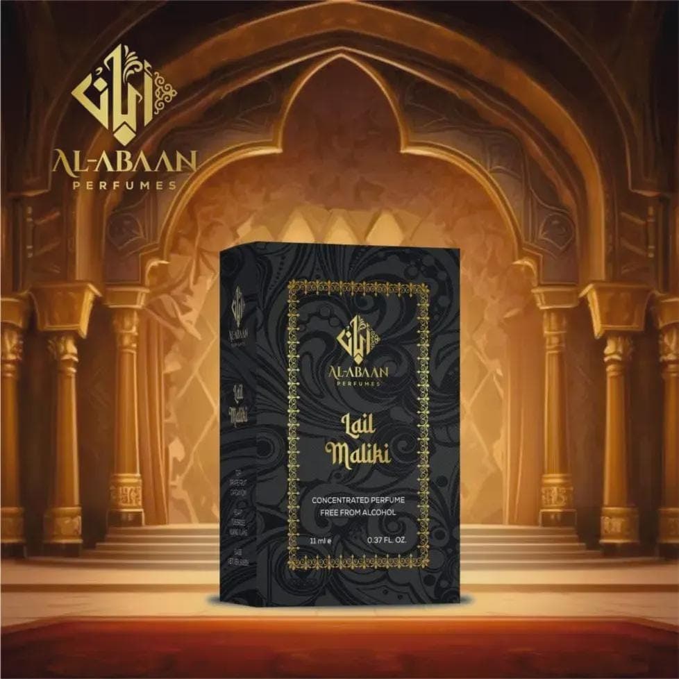 Lail Maliki Perfume Oil, Al Abaan Attar, Cedar & Floral, 11ml