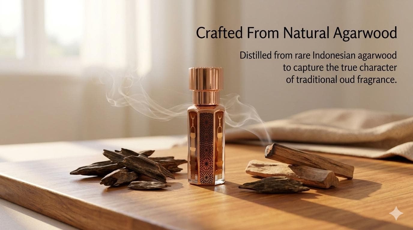 Pure Indonesian Oud Oil | Agarwood Attar, Smoky Fragrance (3ml) | Luxury Vegan Oud - image 5