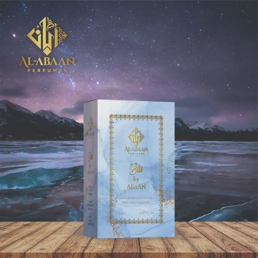 Blu by Abaan Perfume Oil, Citrus Saffron Musk Attar, Alcohol-Free Fragrance - image 3