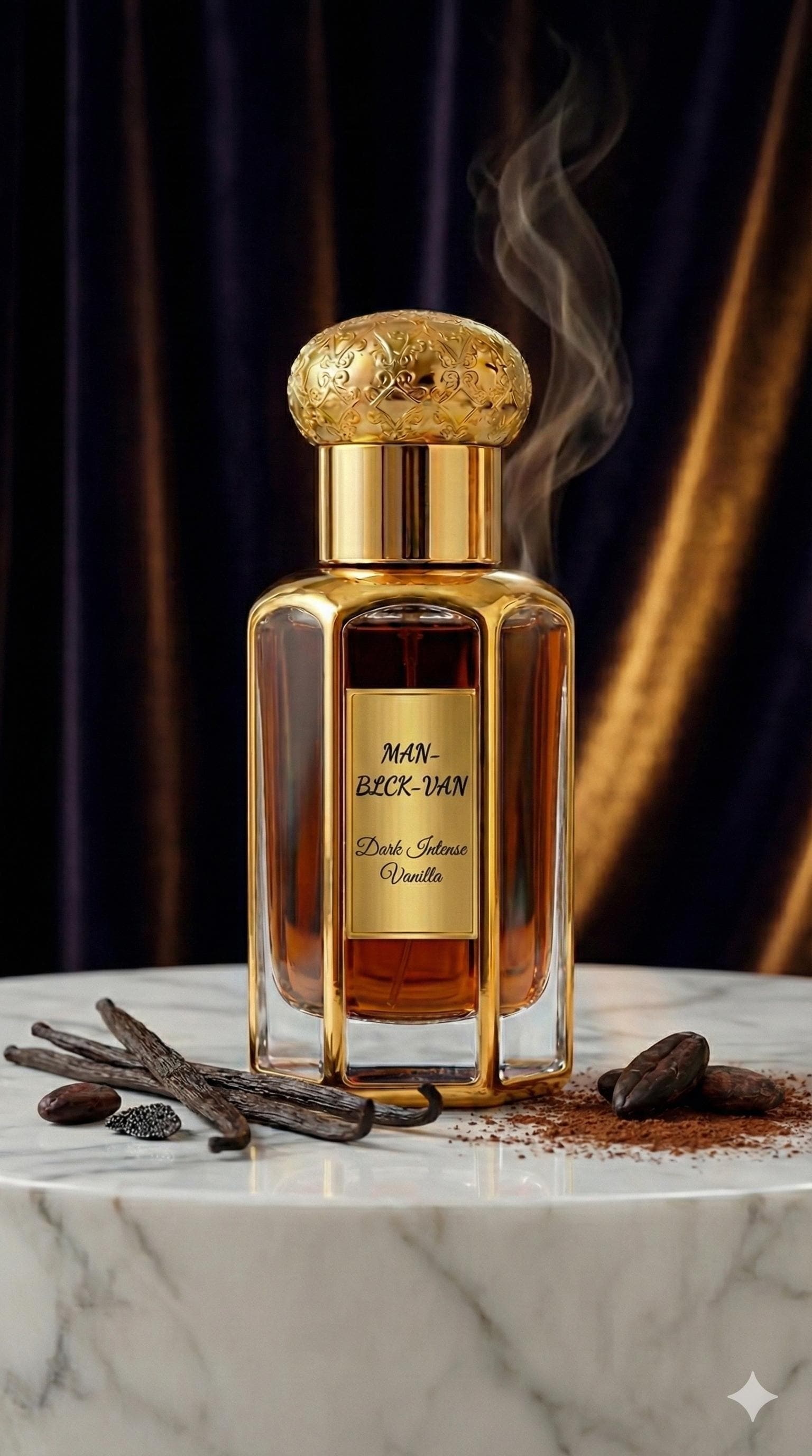 Man Black Vanilla Attar | Alcohol-Free Halal Perfume Oil