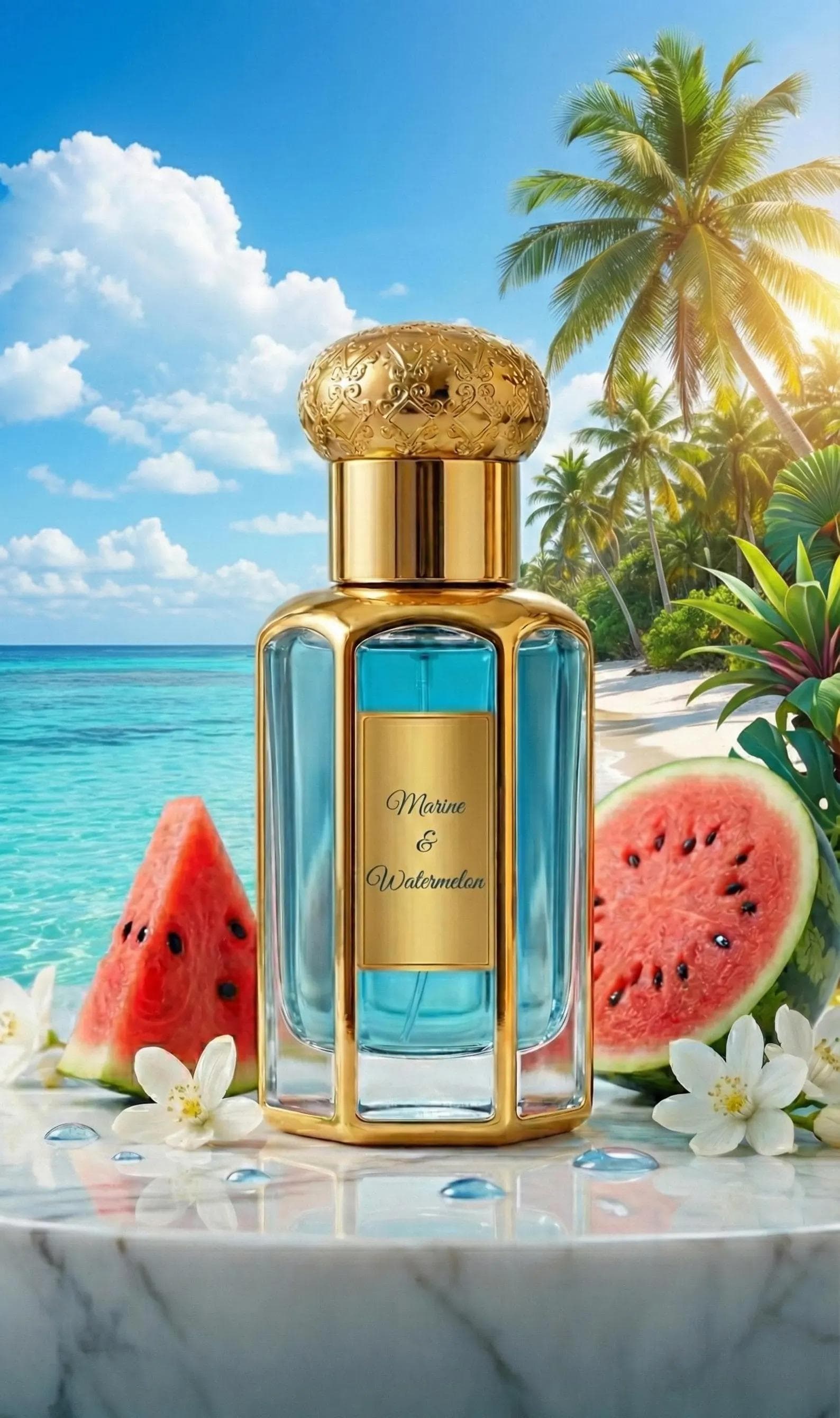 Watermelon Marine Attar Oil – Halal Alcohol-Free Perfume for Men - image 4