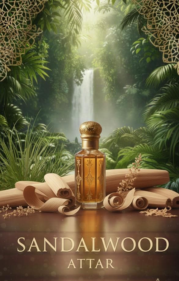 Sandalwood and Mitti Attar Natural Earthy Perfume Oil Woody Indian Attar Long-Lasting Alcohol-Free Fragrance - image 5