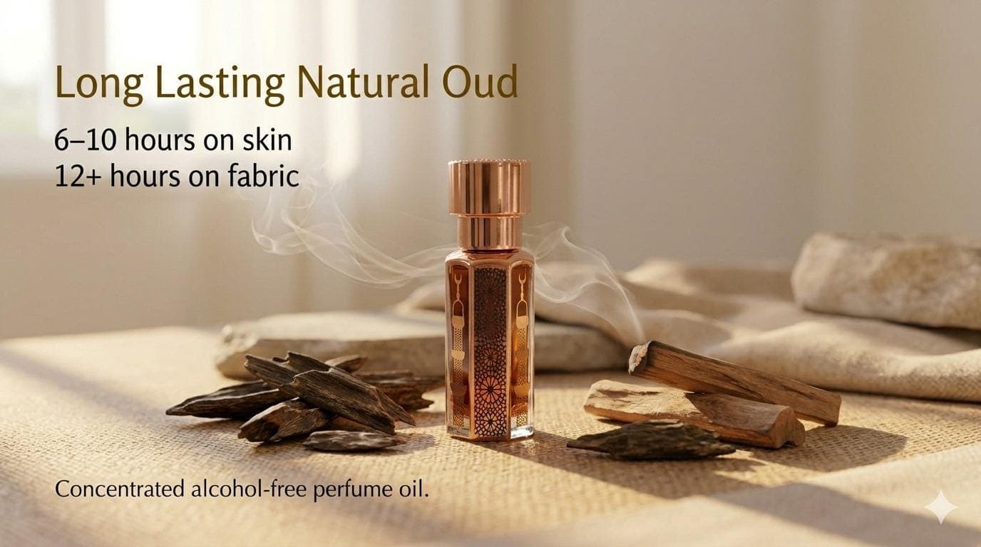 Pure Indonesian Oud Oil | Agarwood Attar, Smoky Fragrance (3ml) | Luxury Vegan Oud - image 4
