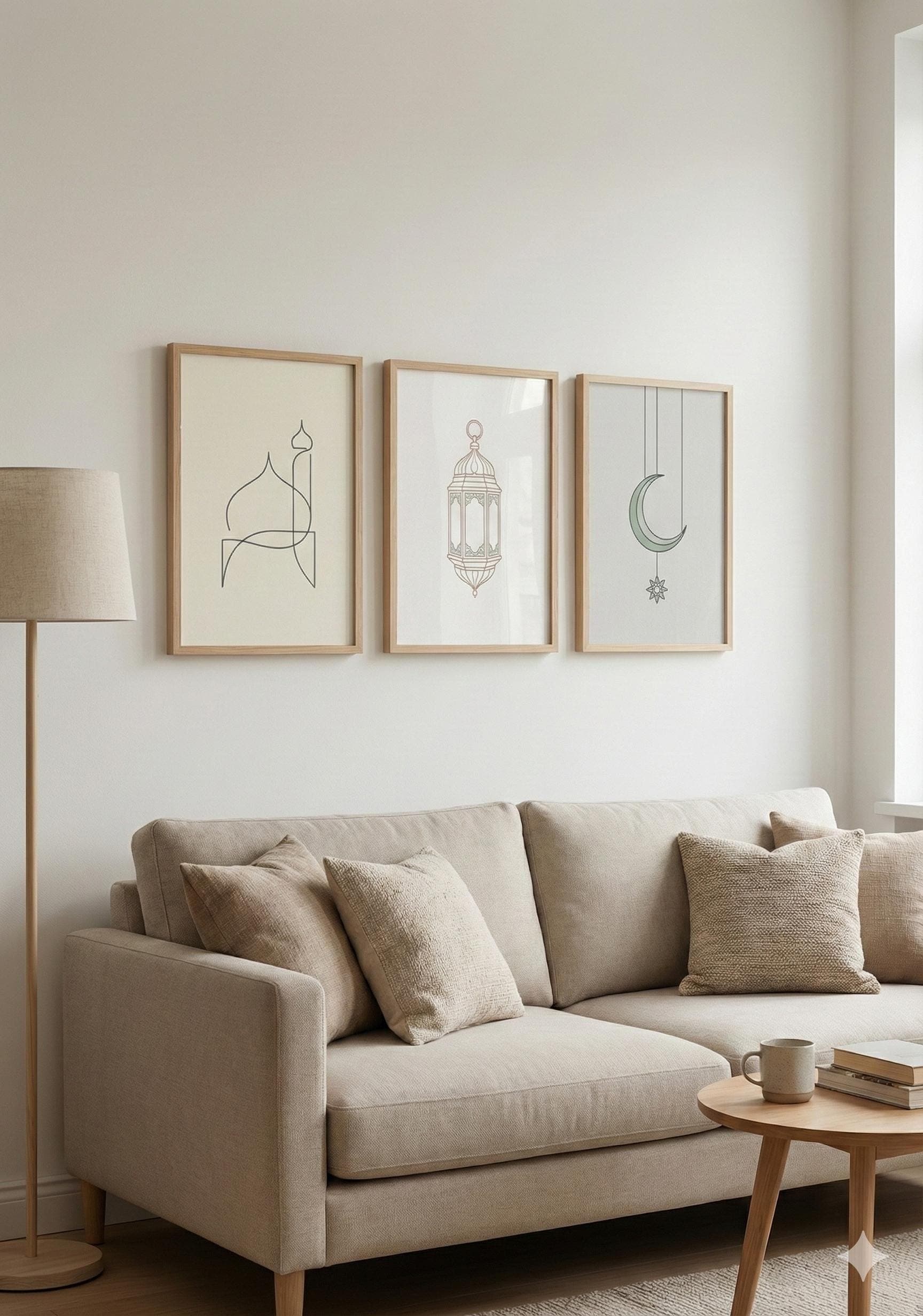 Ramadan Nights Art Print Set | Minimalist Islamic Decor (Digital Download) - image 5