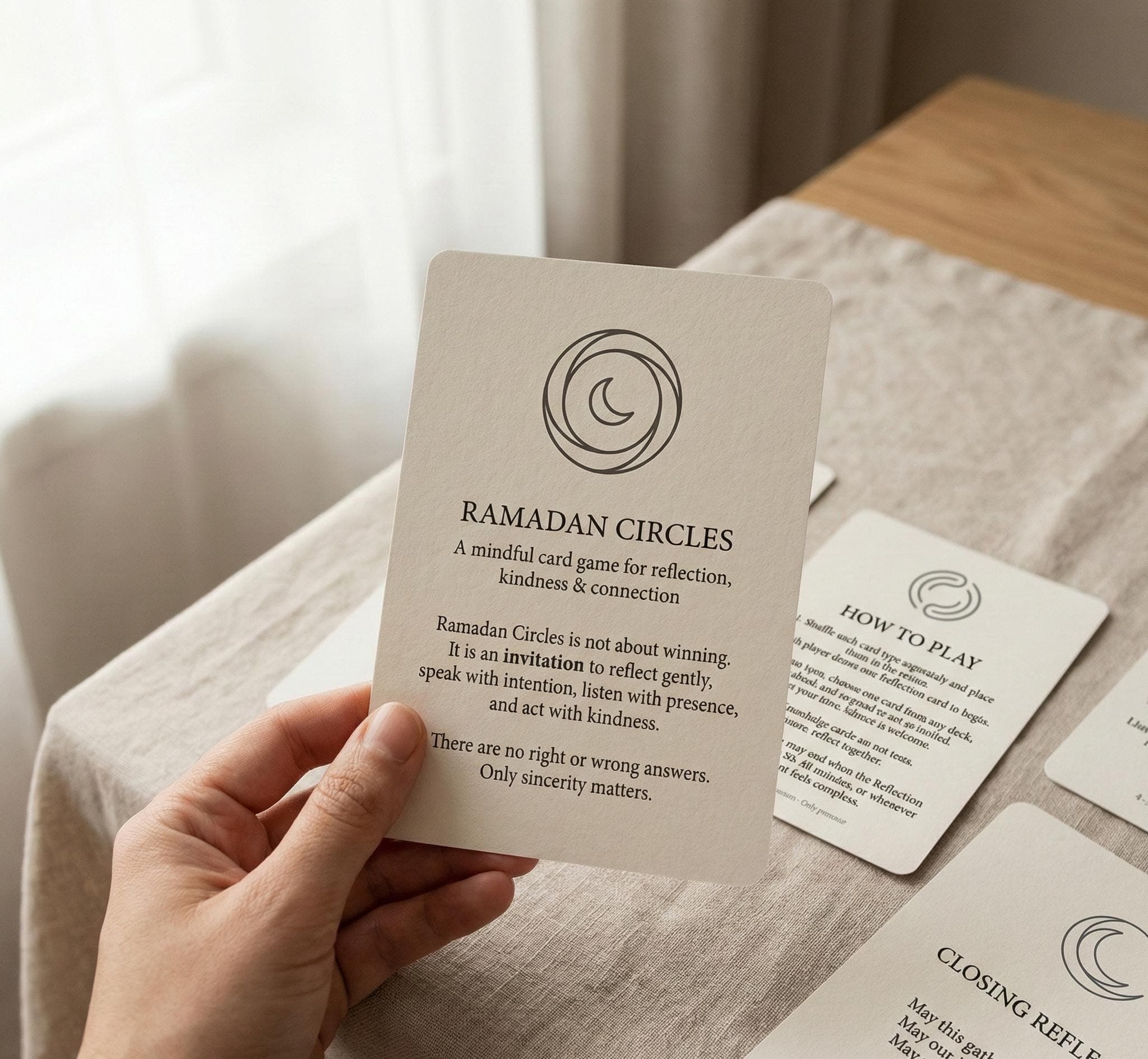 Ramadan Circles Card Game | Mindful Islamic Reflection (Digital Download)