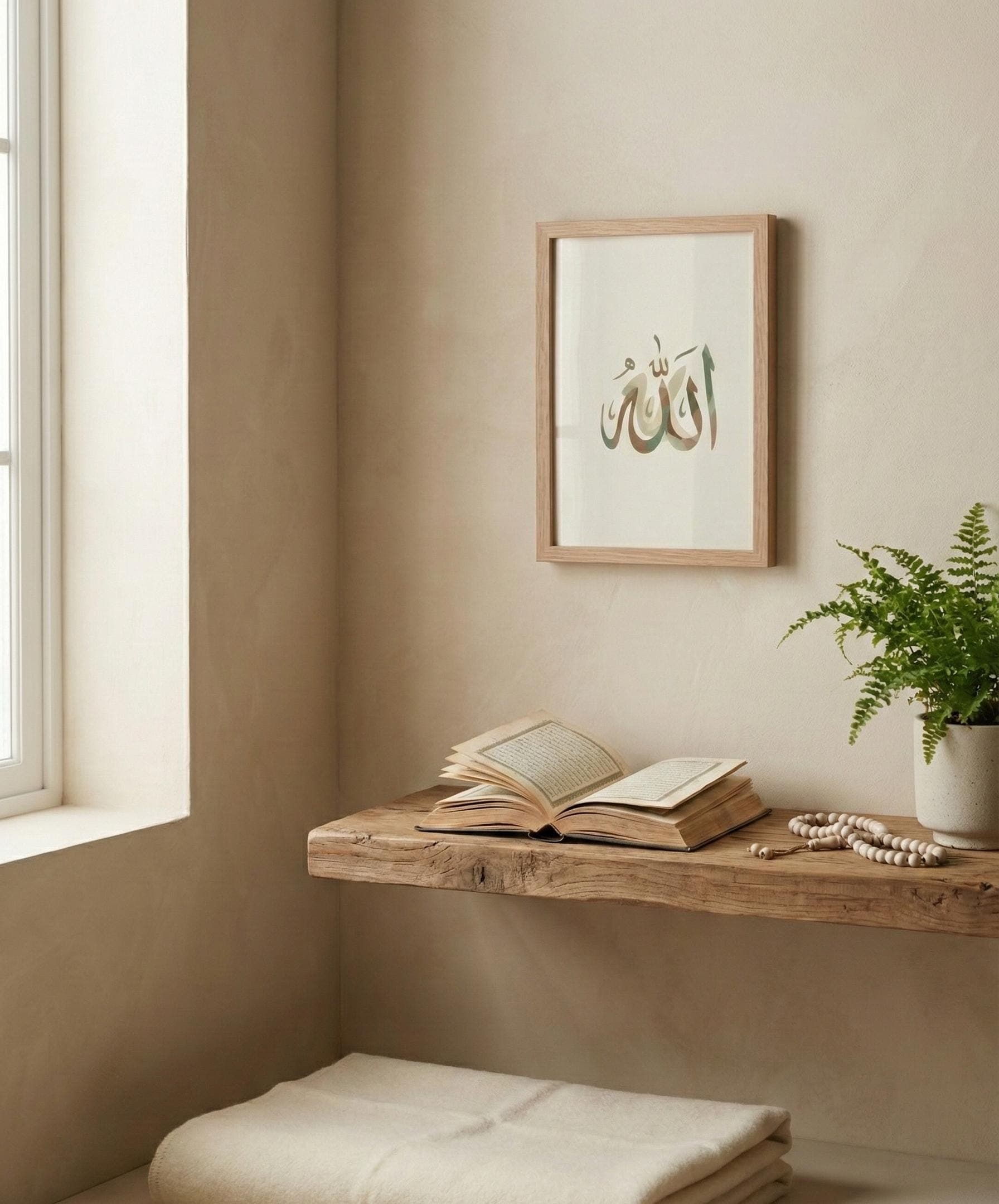 Allah Wall Art | Abstract Arabic Calligraphy, Islamic Home Decor (Digital Download) - image 5