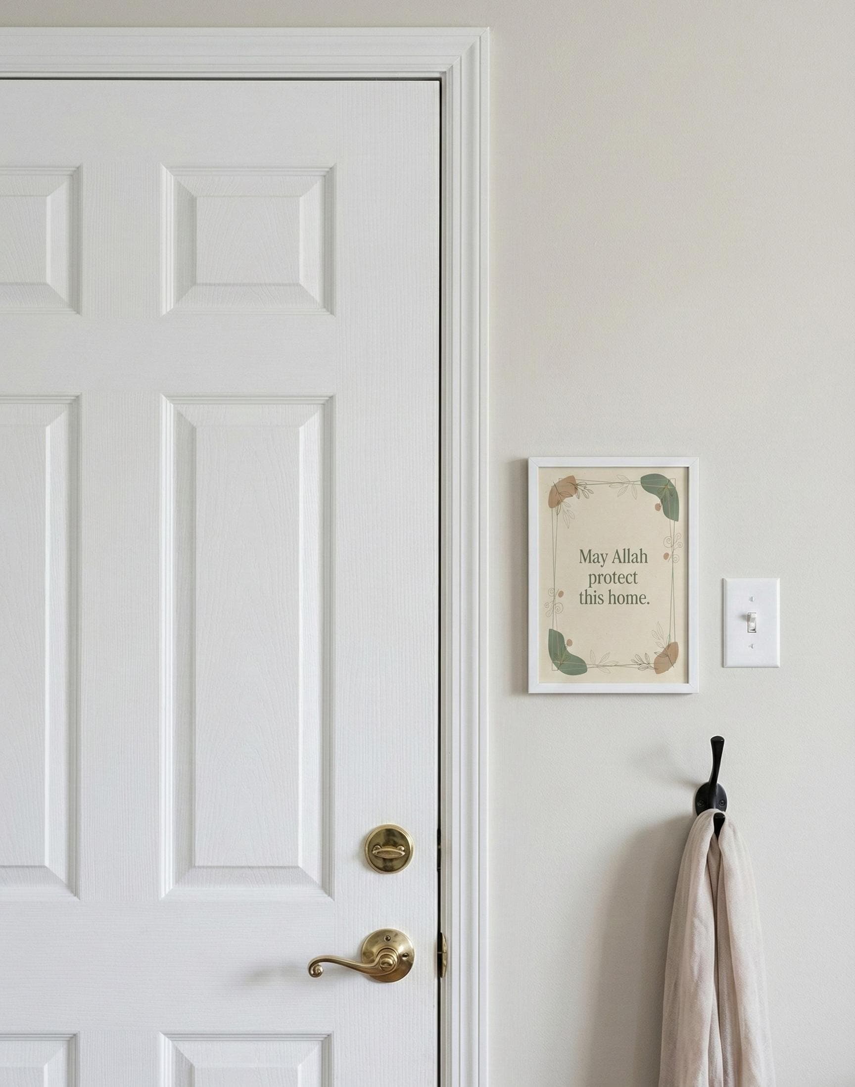 Islamic Home Blessing Art | Minimalist Muslim Entryway Decor (Digital Download) - image 3