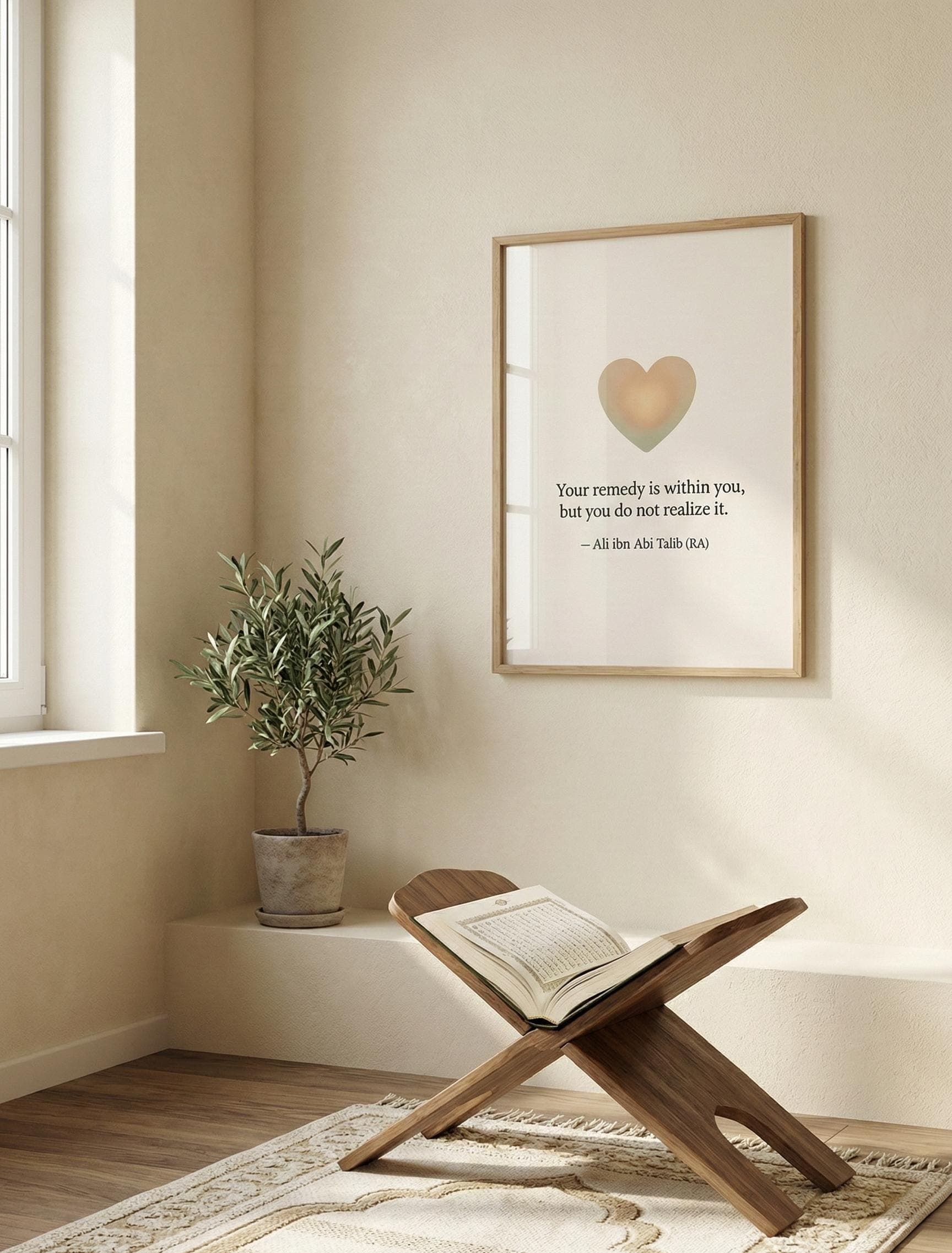 Minimalist Islamic Art Print – Ali ibn Abi Talib Quote (Digital Download) - image 5