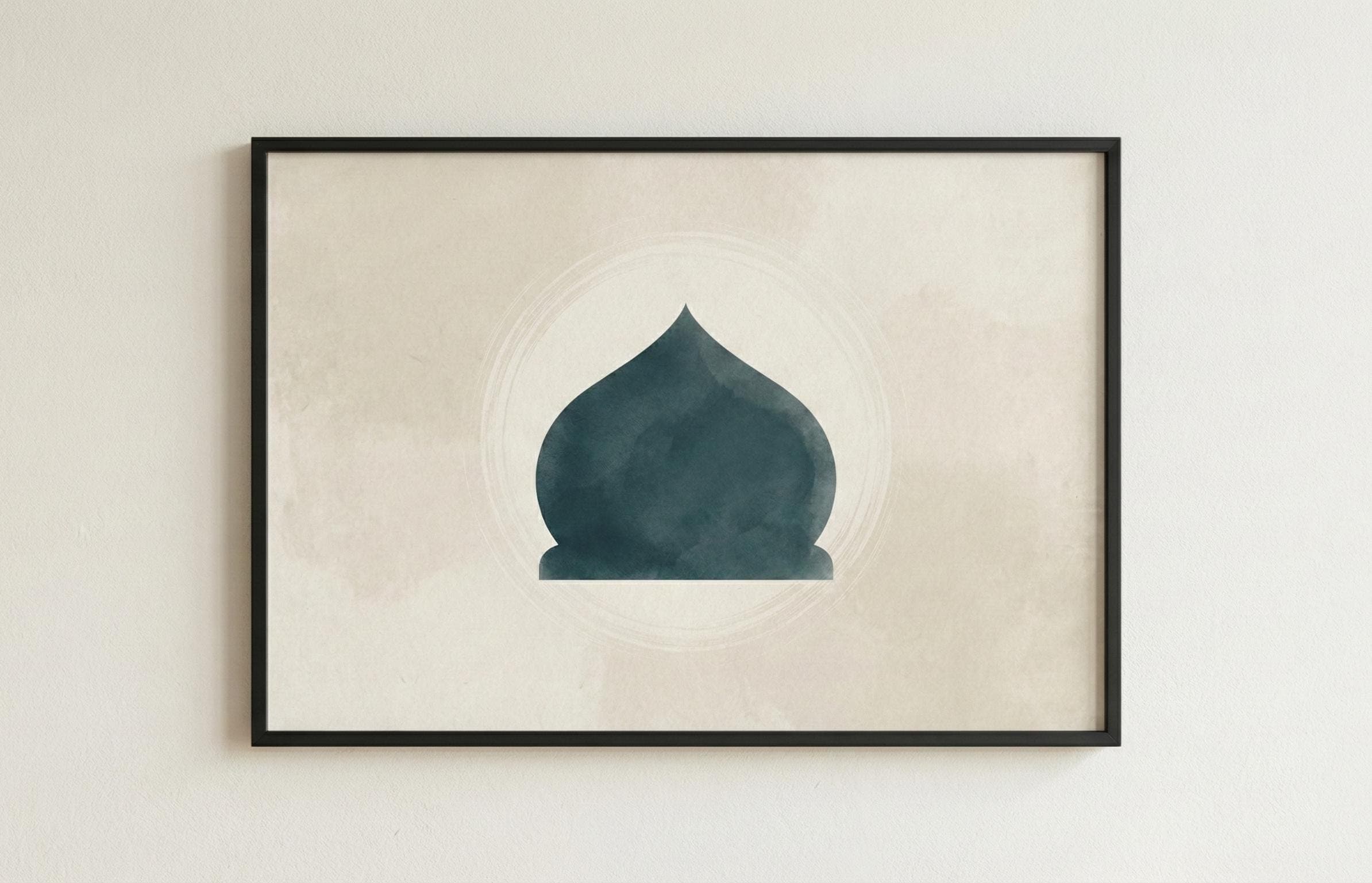 Minimal Mosque Dome Wall Art | Ramadan Islamic Icon Print | Modern Muslim Home Decor | Spiritual Minimal Art | Ramadan Printable - image 4