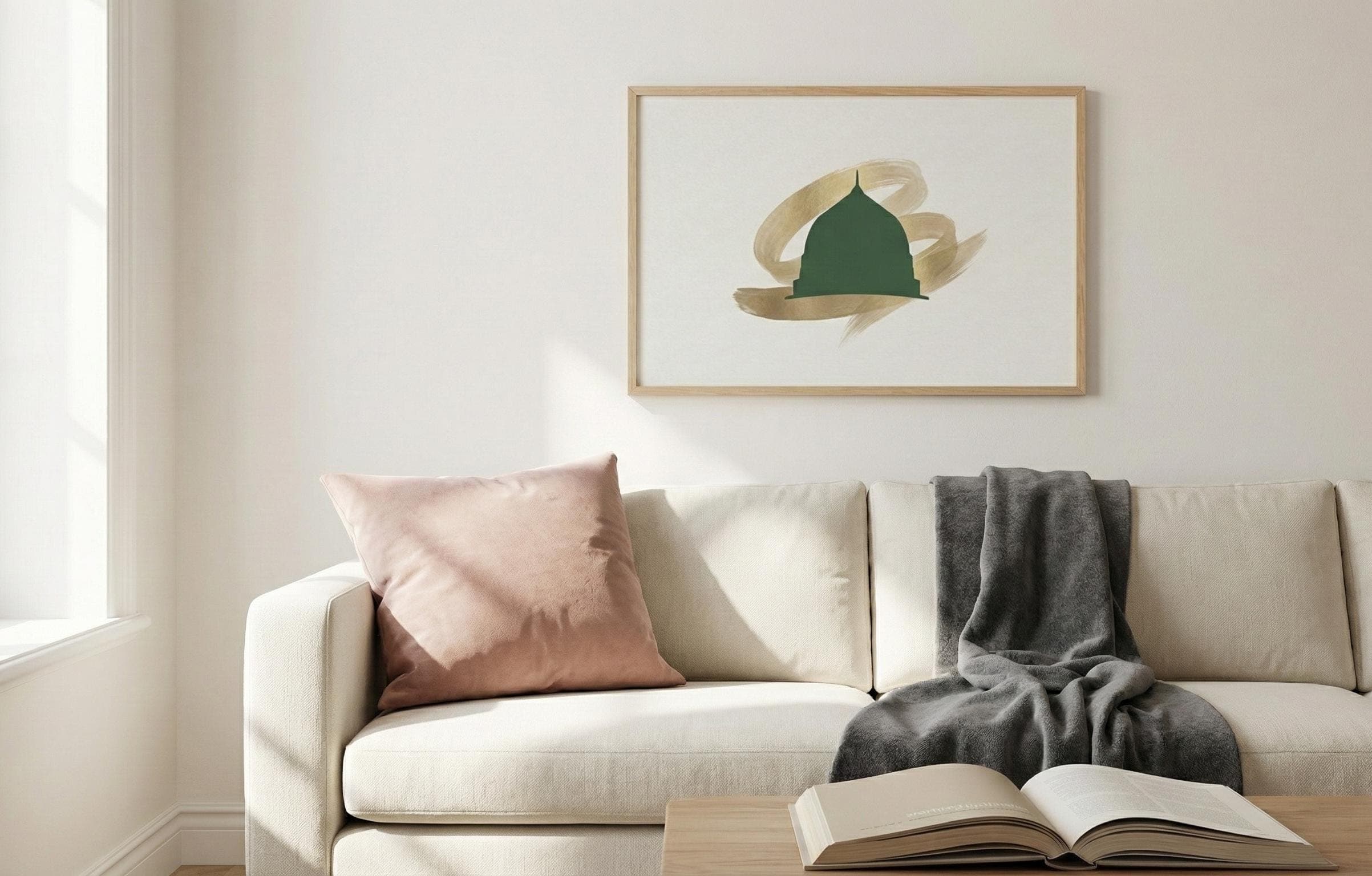 Mosque Dome Art Print | Minimalist Islamic Home Decor (Digital Download) - image 5