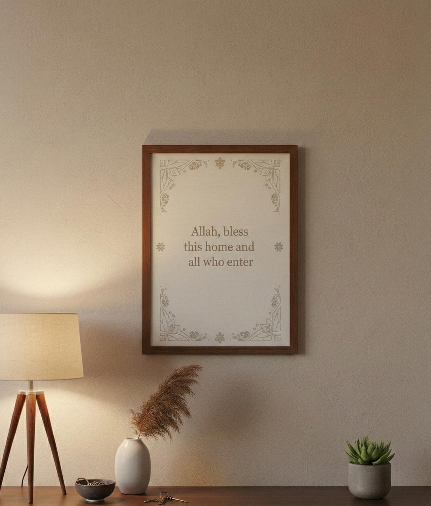 Islamic Home Blessing Art | Muslim Housewarming Gift (Digital Download) - image 4