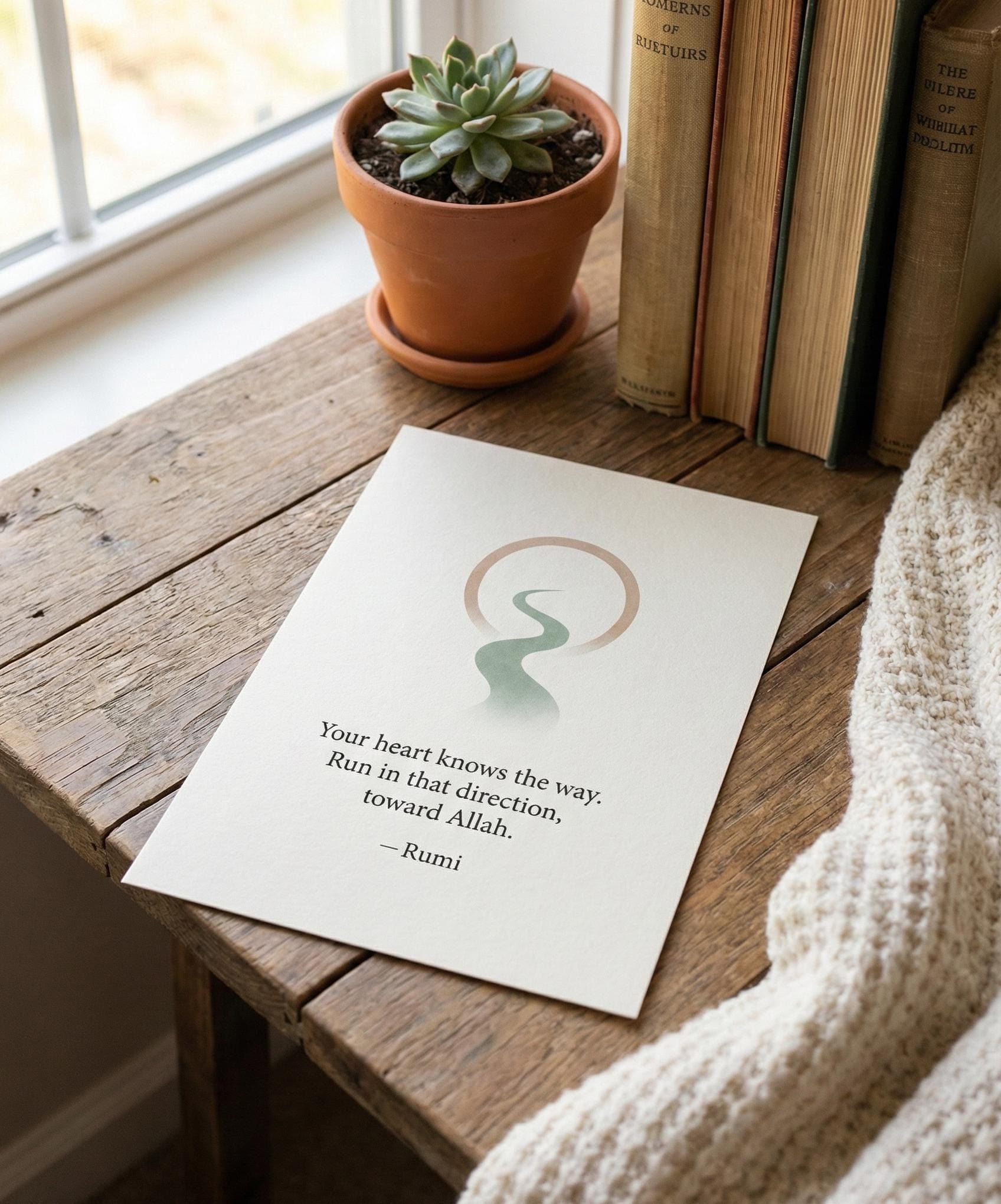 Minimalist Islamic Rumi Quote Print – Spiritual Home Decor (Digital Download) - image 4