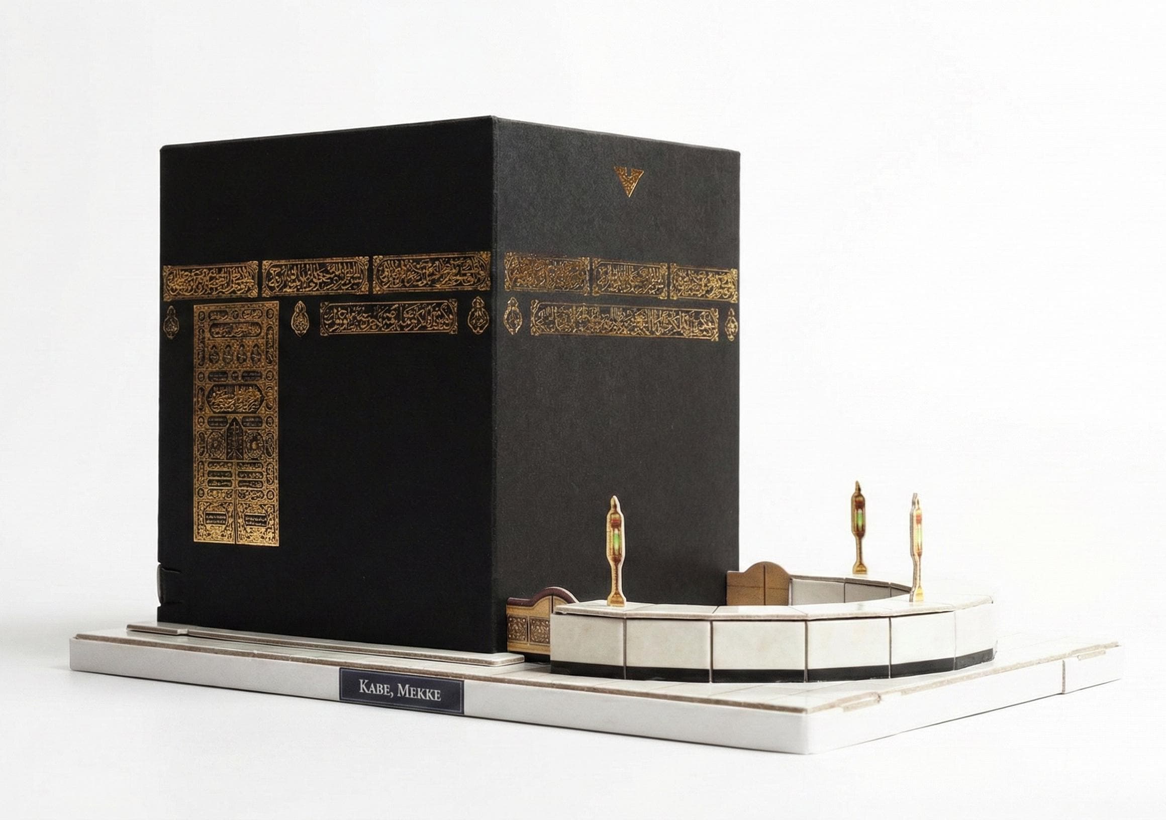 Kaaba 3D Cardboard Model Kit – Islamic Architectural Miniature Diorama - image 4