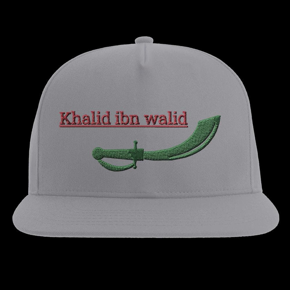 Khalid Ibn Walid Snapback - Islam Cap, Muslim Streetwear, Sword Embroidery Hat, Arabic Inspired Hat, Islamic Gift for Men