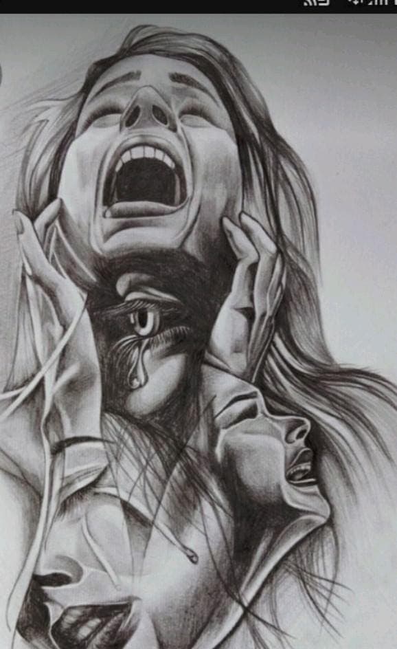 Inner Conflict & Mental Struggle Art – Surreal Psychological Illustration - image 3