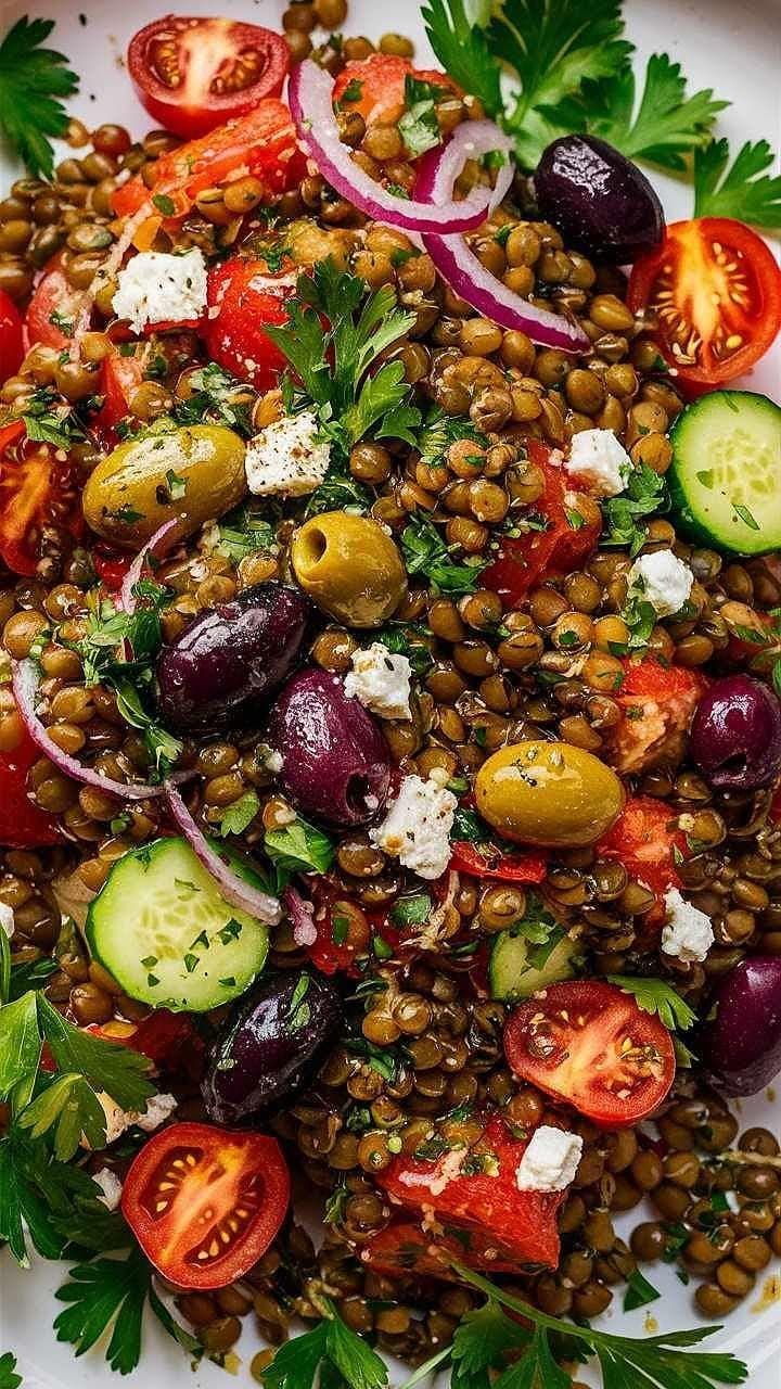 Mediterranean Lentil Salad Recipe | Healthy Vegan (Digital Recipe Card) - image 3